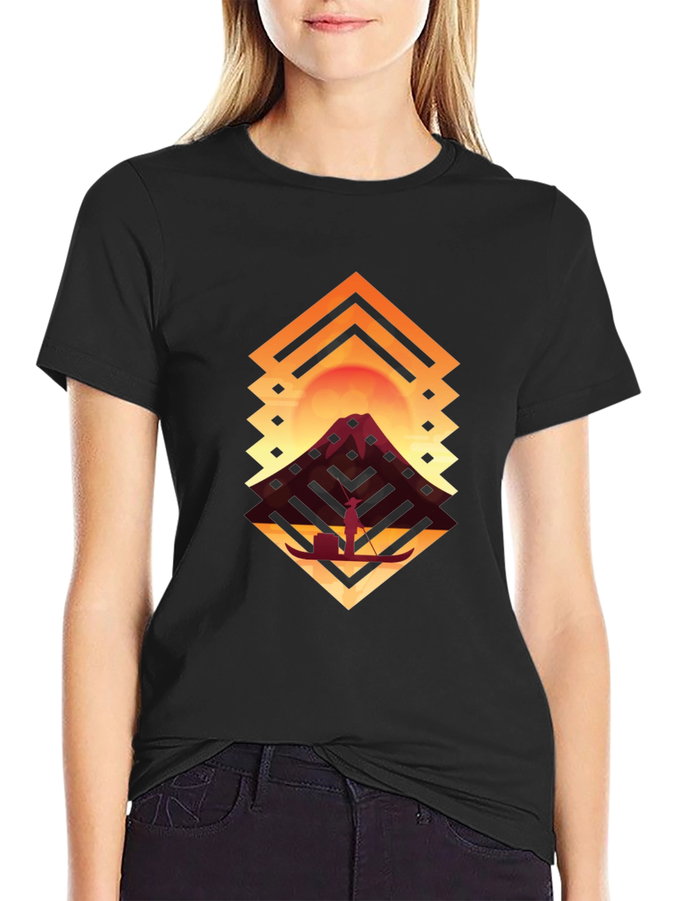 Sunset Paddleboard T-Shirt