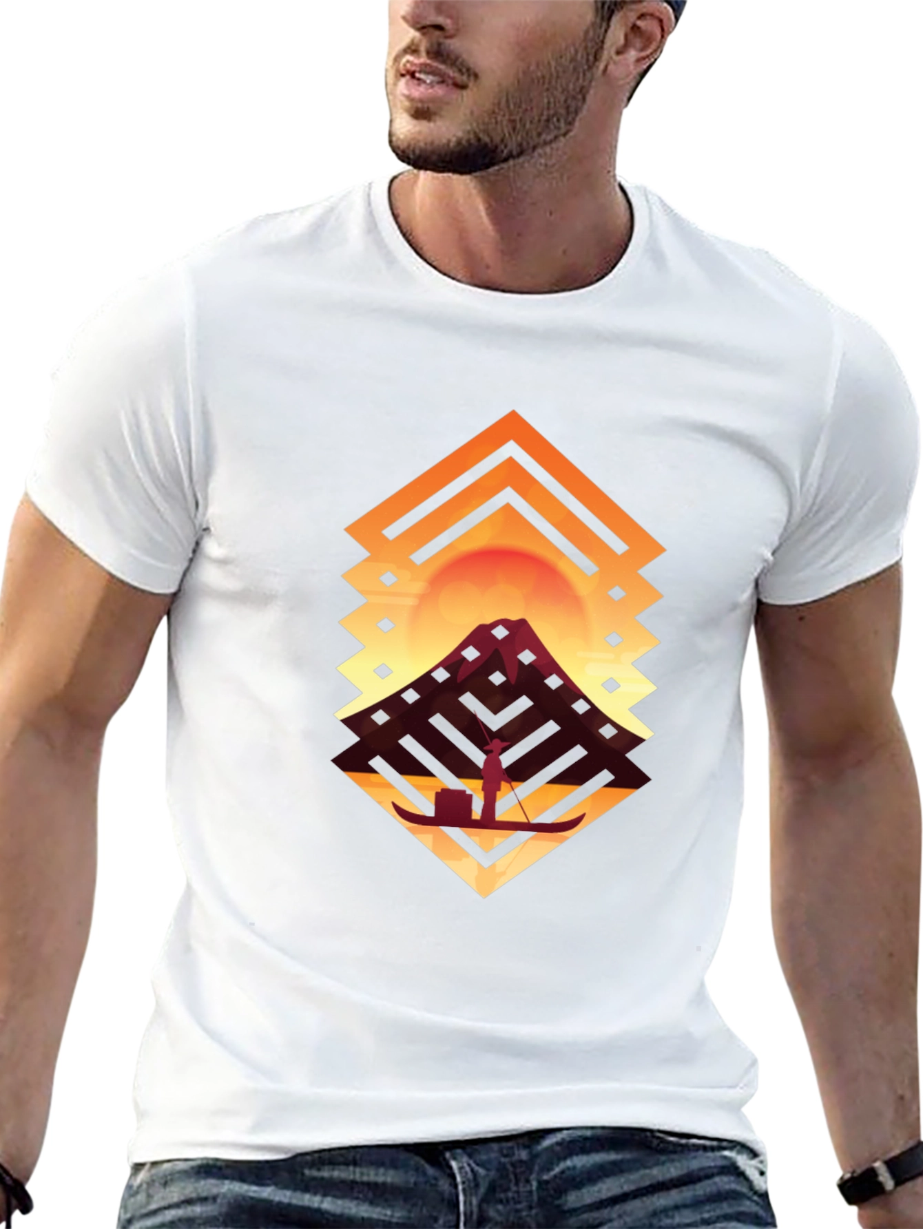 Sunset Paddleboard T-Shirt