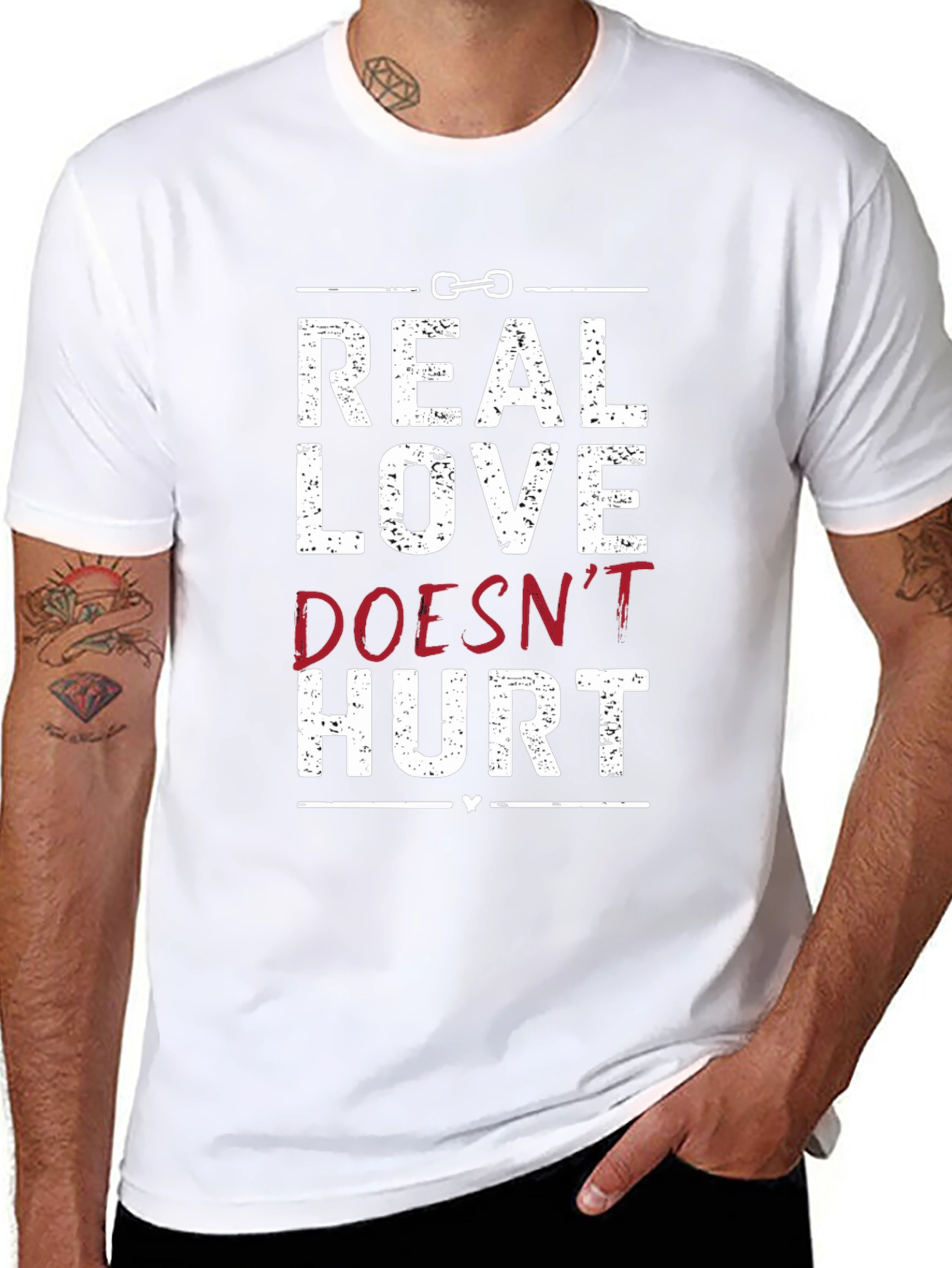 Real Love Doesnt Hurt Graphic Tee