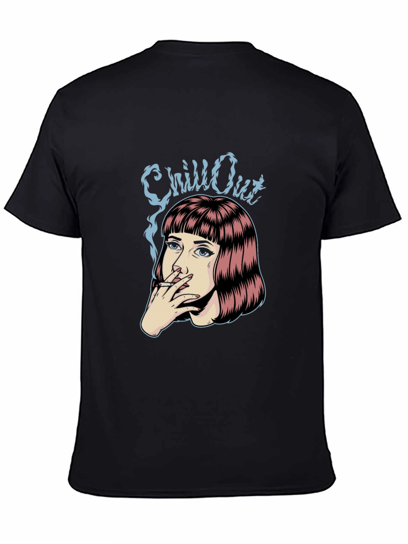 Chill Out Graphic T-Shirt - Black