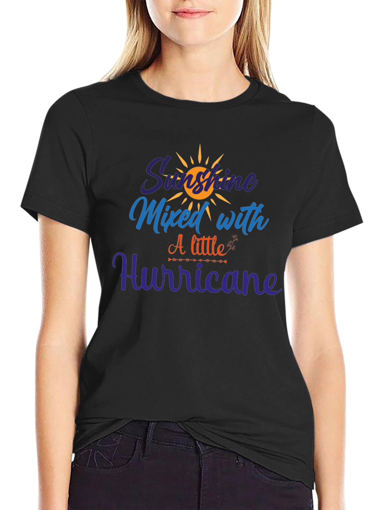 Sunshine Mixed with Hurricane Graphic Tee