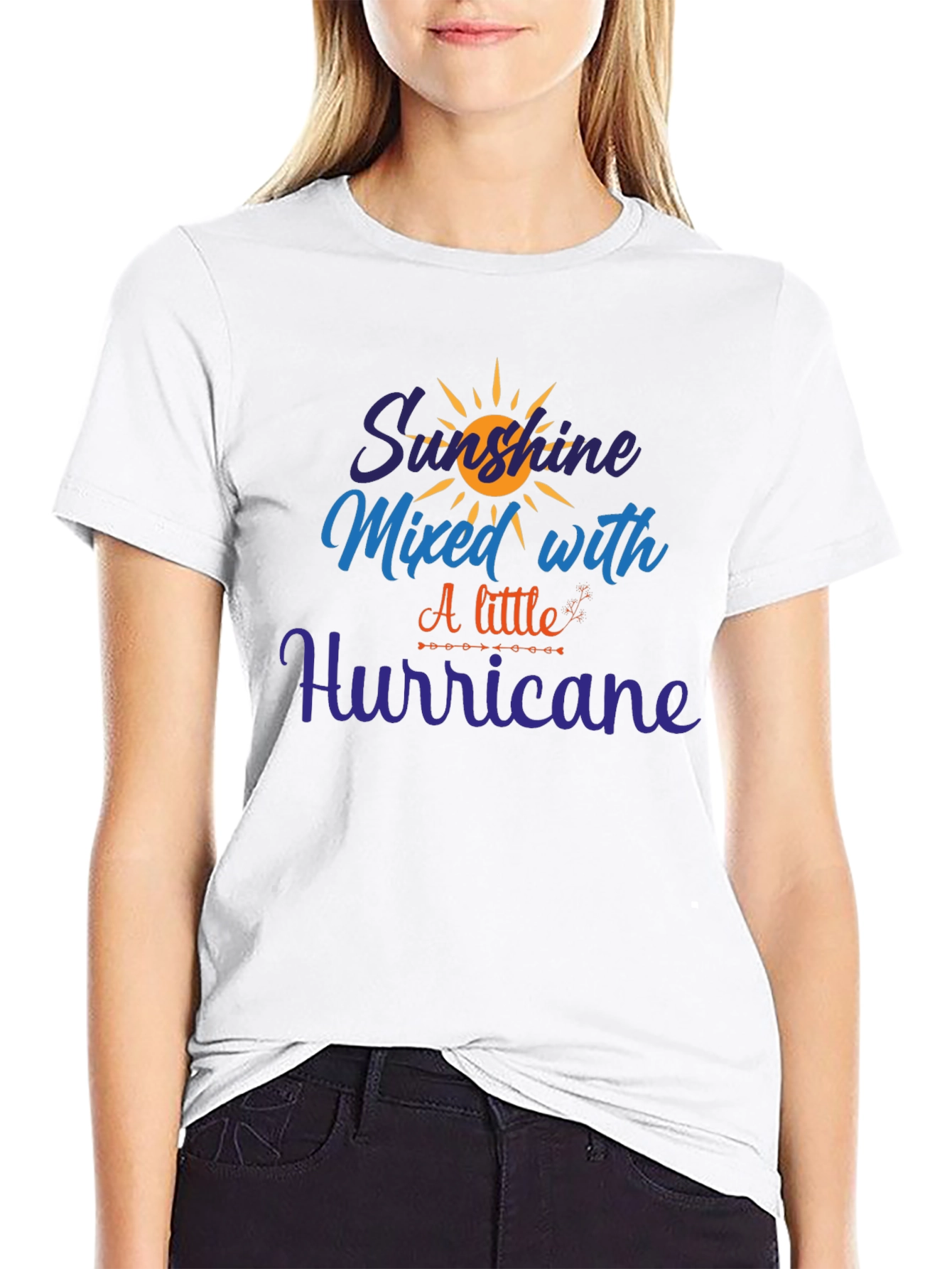 Sunshine Mixed with Hurricane Graphic Tee