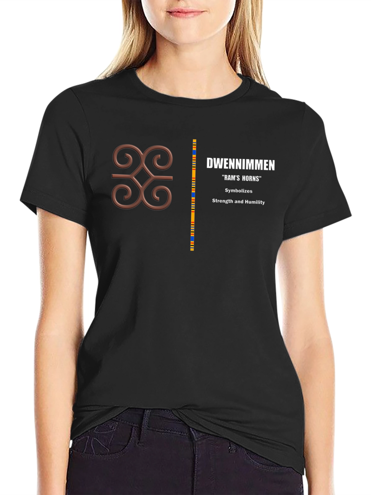 Dwennimmen Symbol Graphic Tee - Strength & Humility