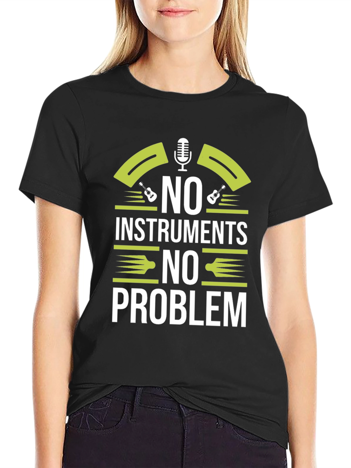 No Instruments No Problem Graphic T-Shirt