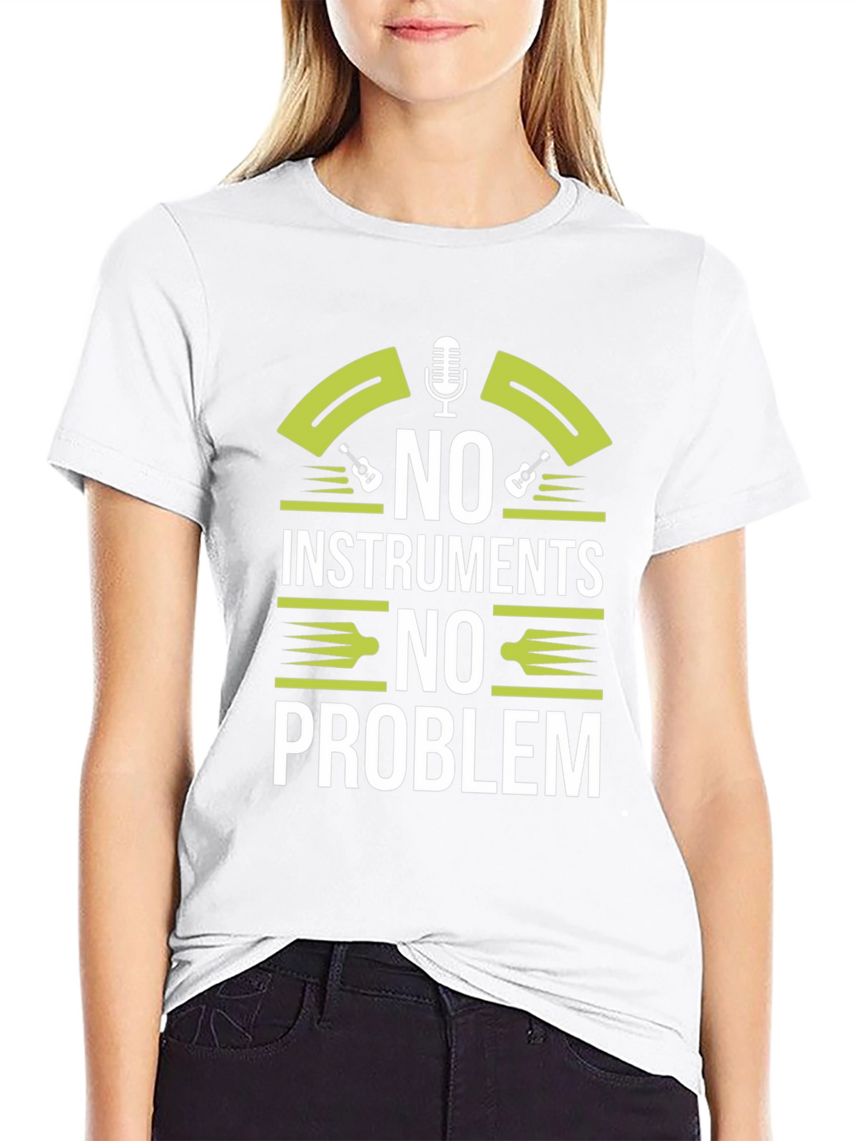 No Instruments No Problem Graphic T-Shirt