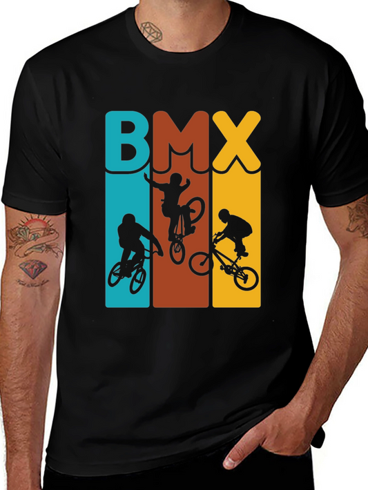 Retro BMX Rider T-Shirt - Stylish Graphic Tee
