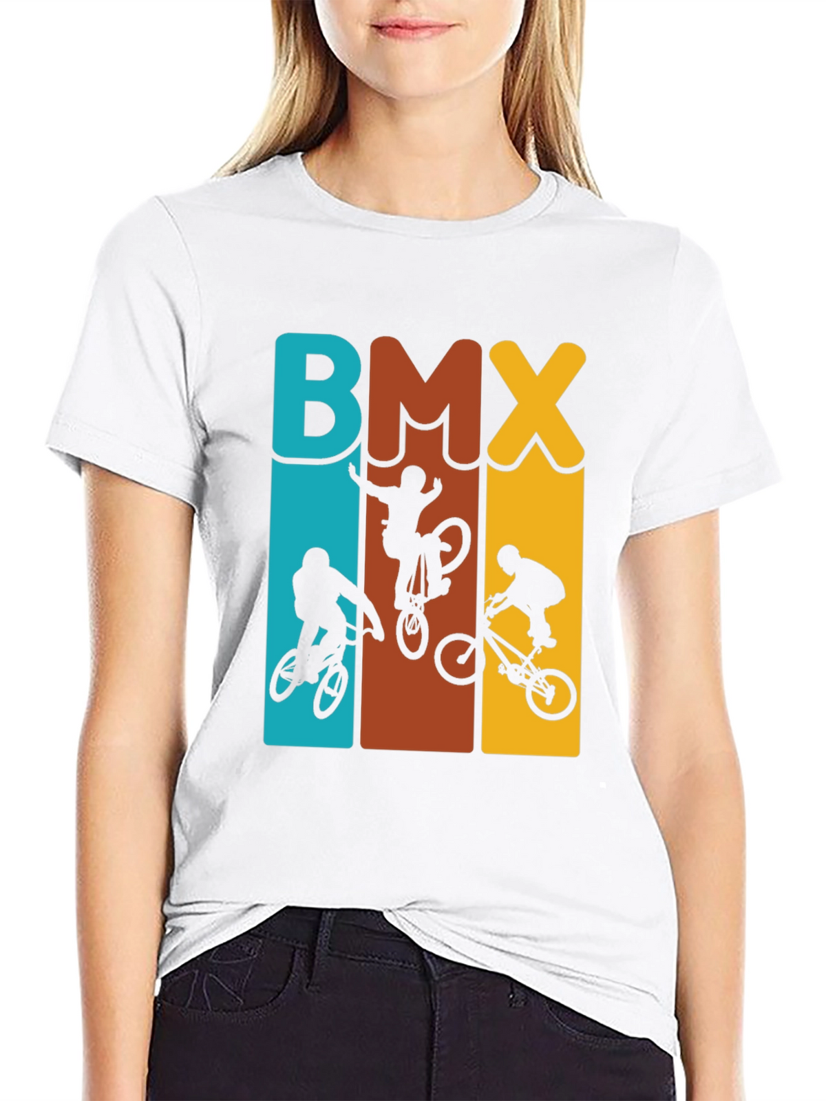 Retro BMX Rider T-Shirt - Stylish Graphic Tee