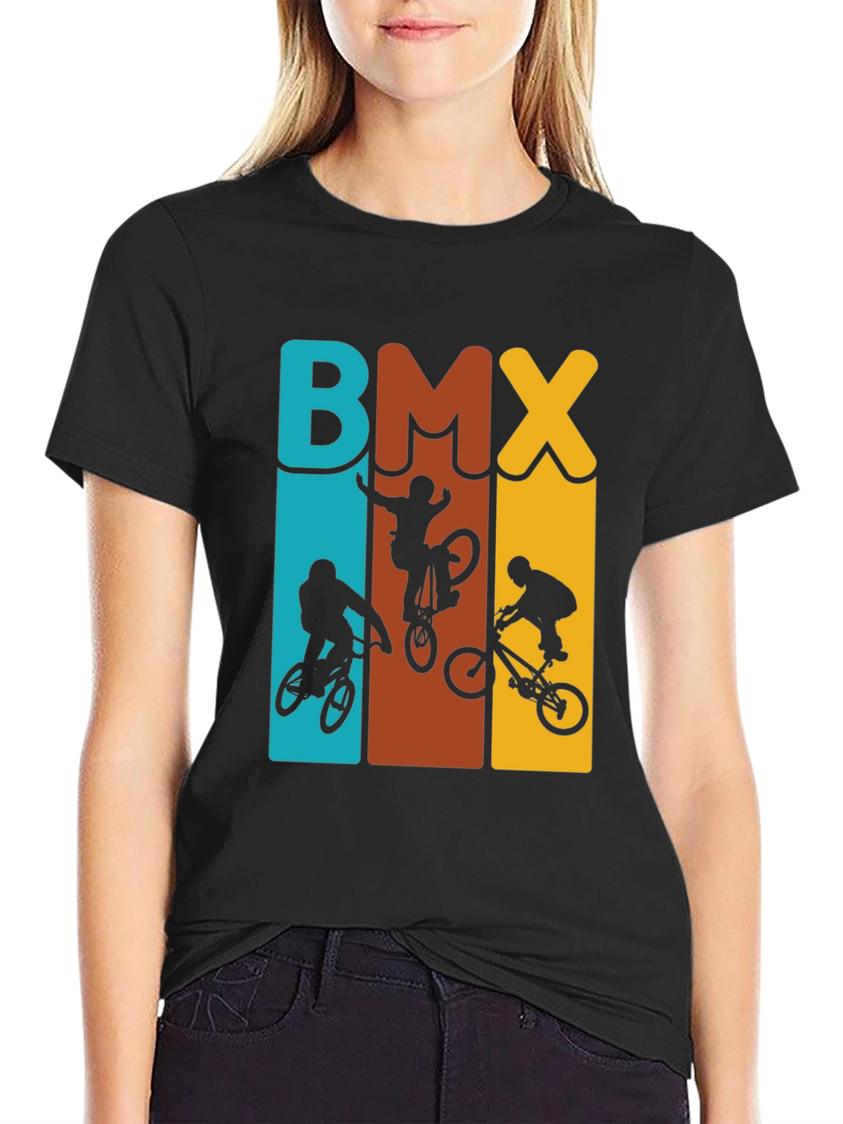 Retro BMX Rider T-Shirt - Stylish Graphic Tee