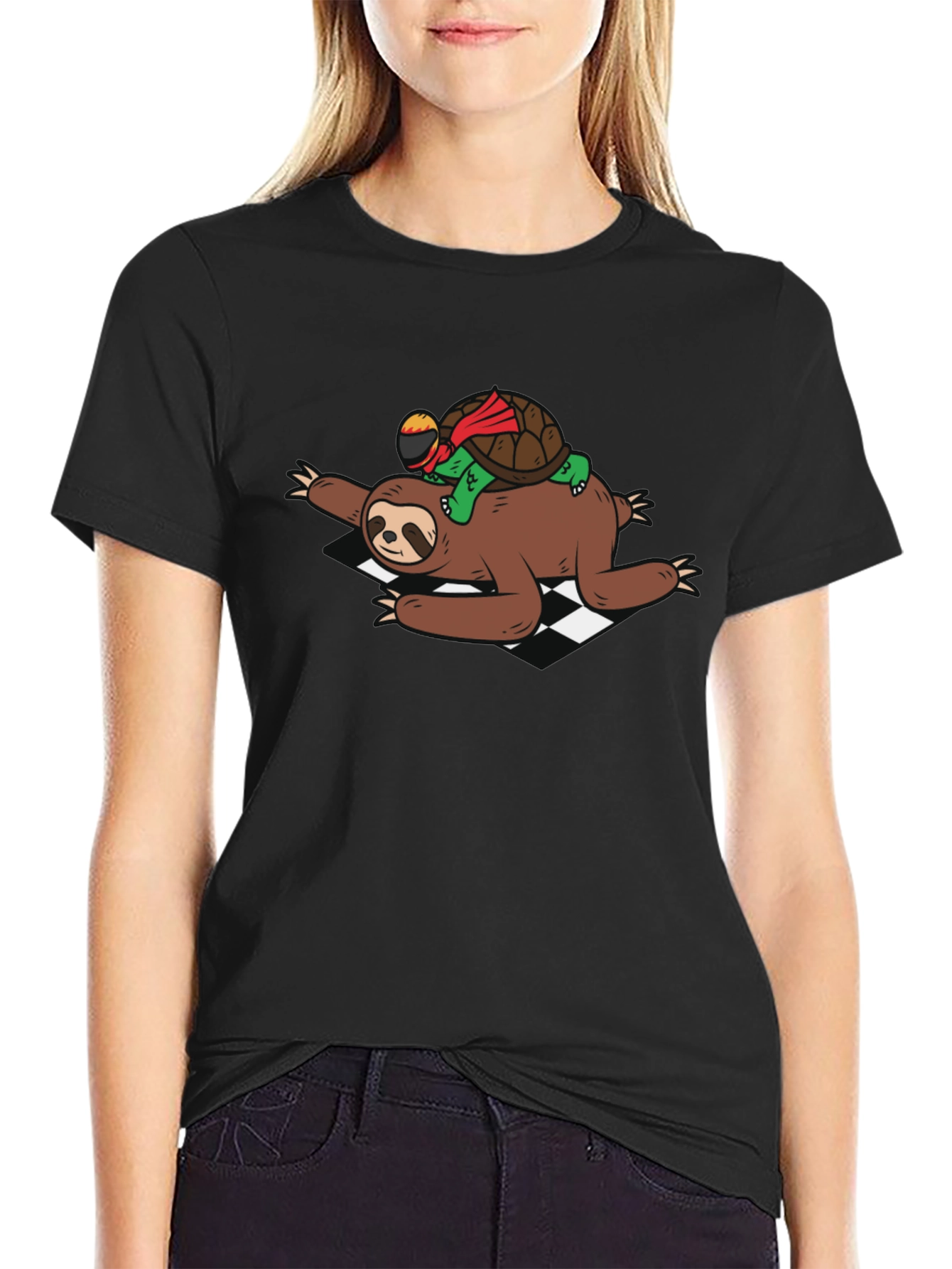 Sloth & Turtle Rider T-Shirt