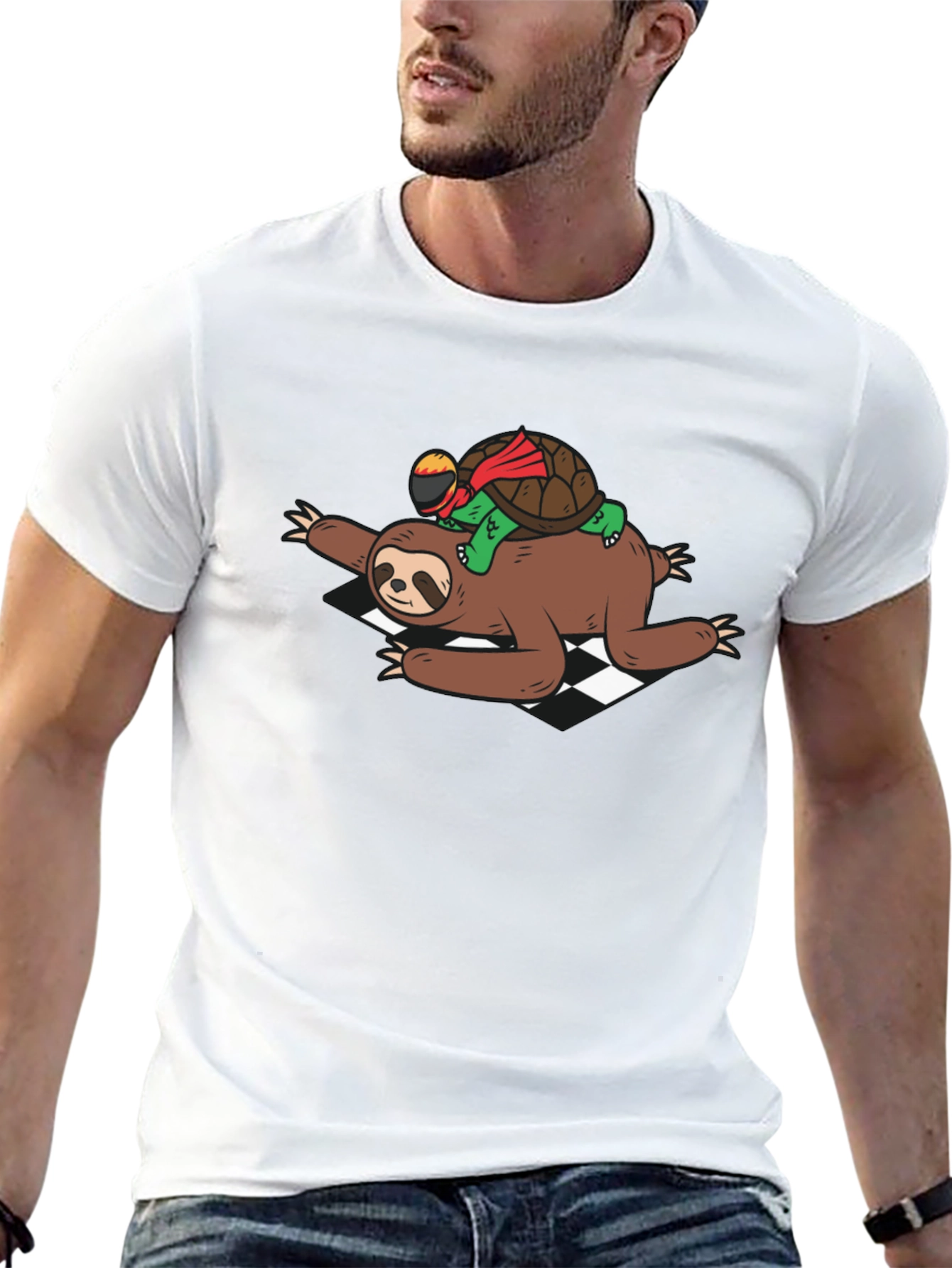 Sloth & Turtle Rider T-Shirt