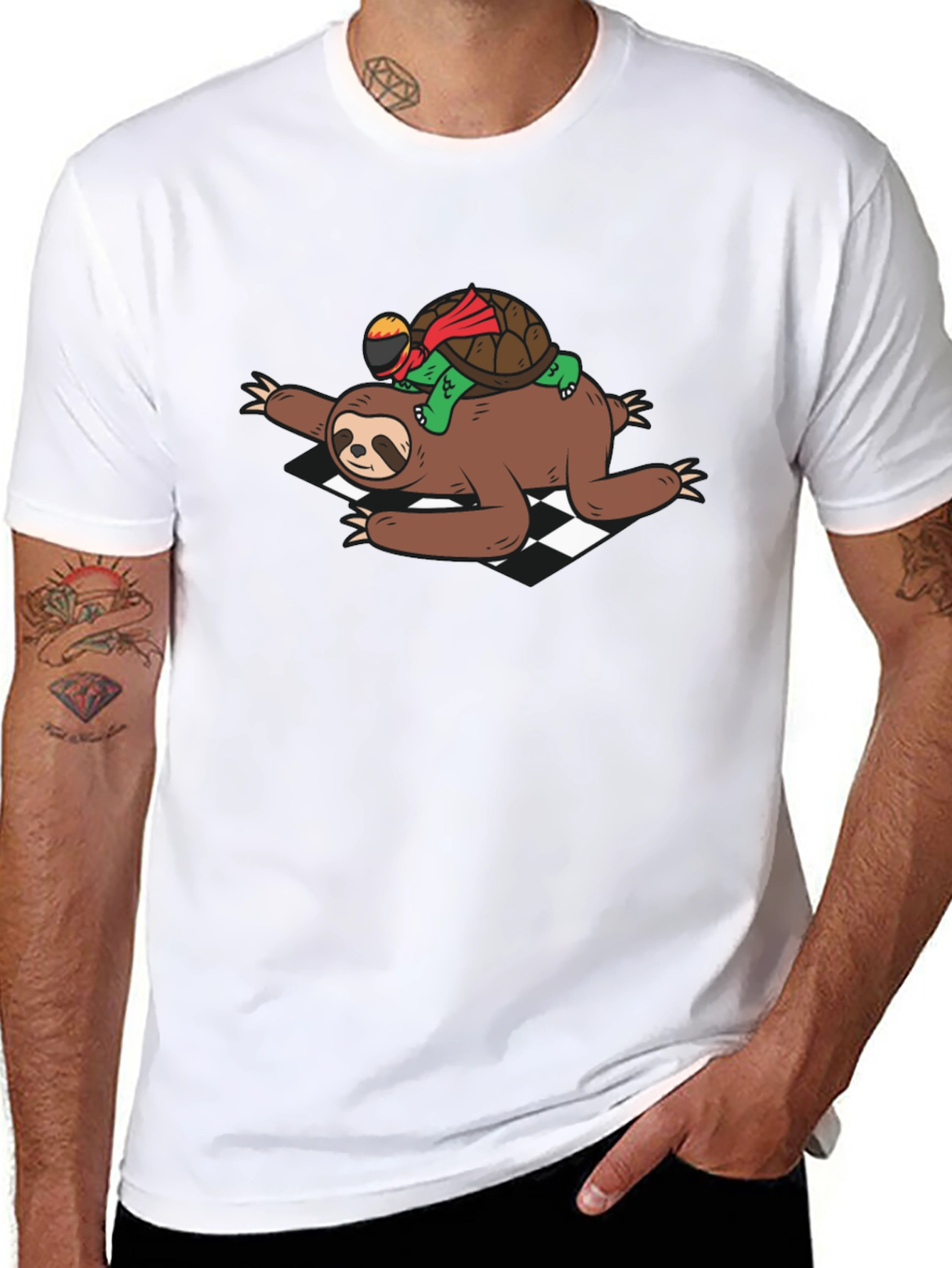 Sloth & Turtle Rider T-Shirt