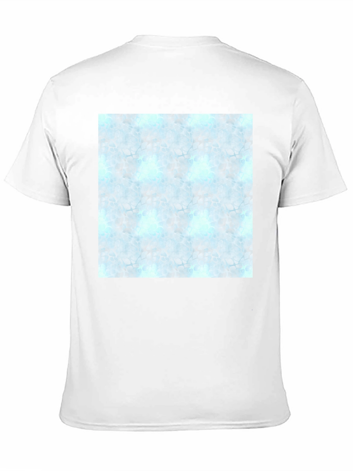 Mens Black Tee with Abstract Pattern