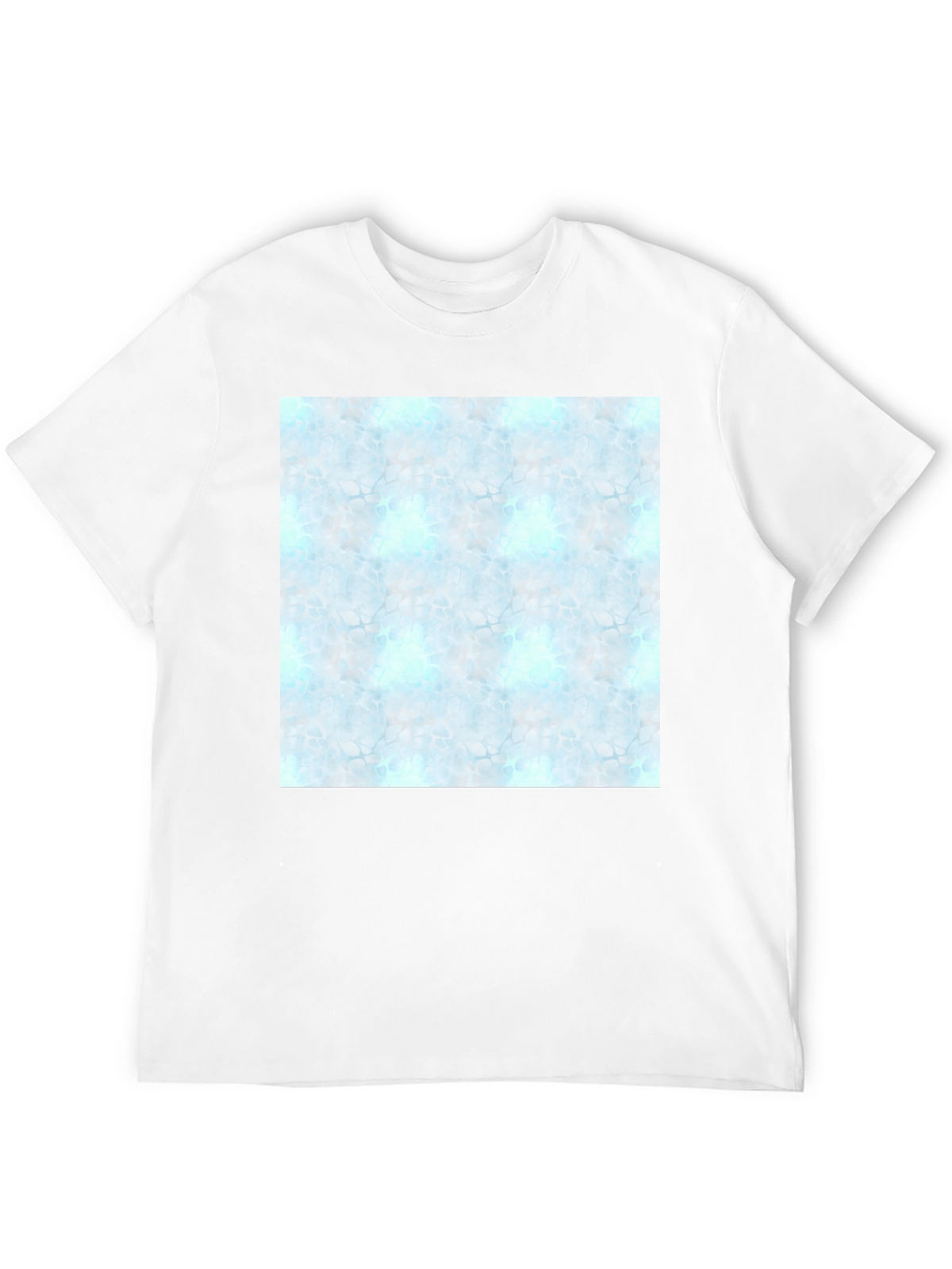 Mens Black Tee with Abstract Pattern