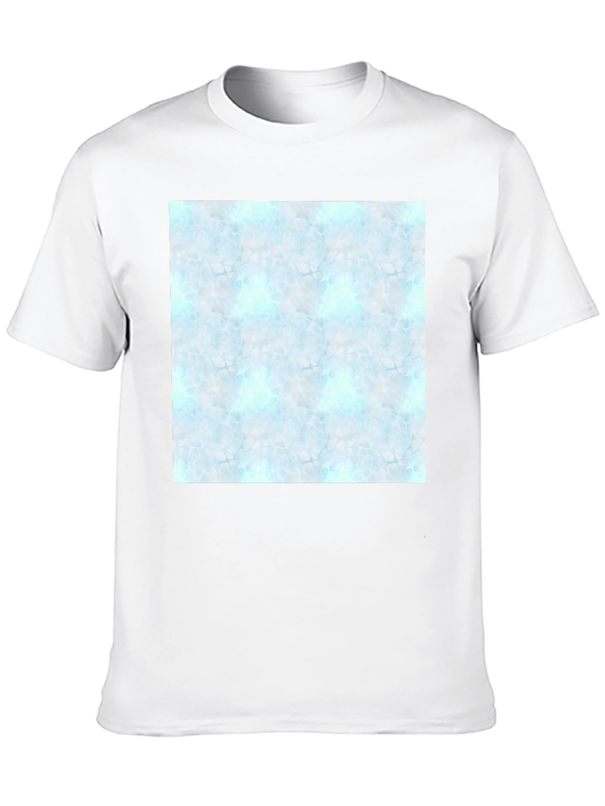 Mens Black Tee with Abstract Pattern