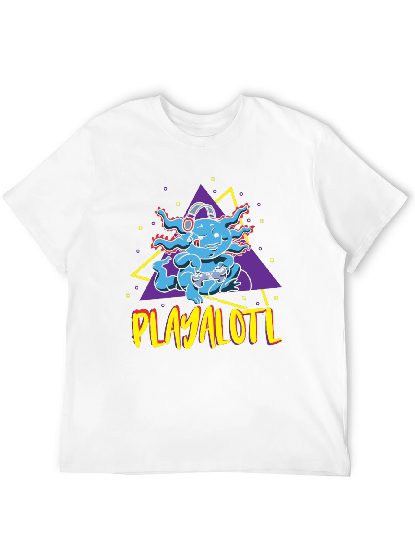Playalotl Gaming T-Shirt - Axolotl Gamer Tee