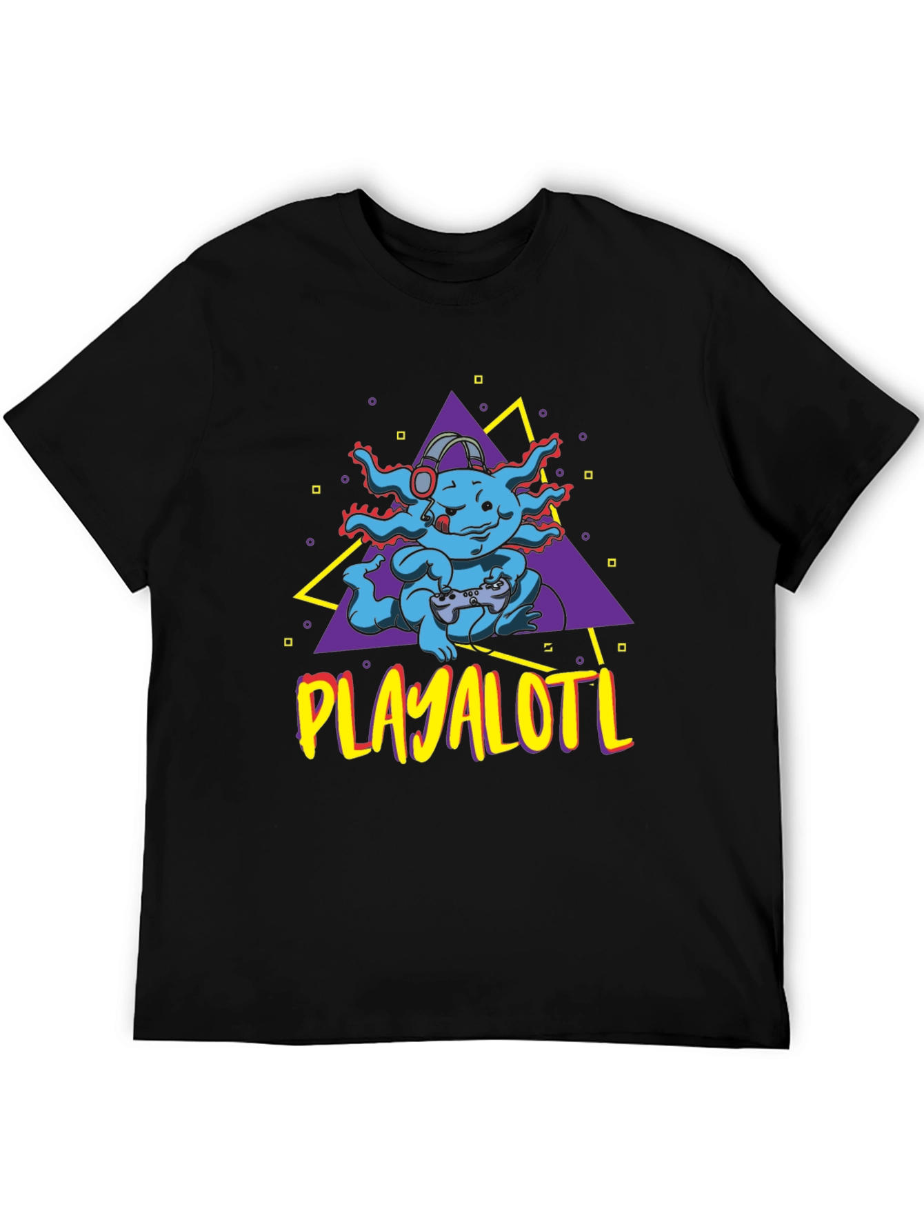 Playalotl Gaming T-Shirt - Axolotl Gamer Tee