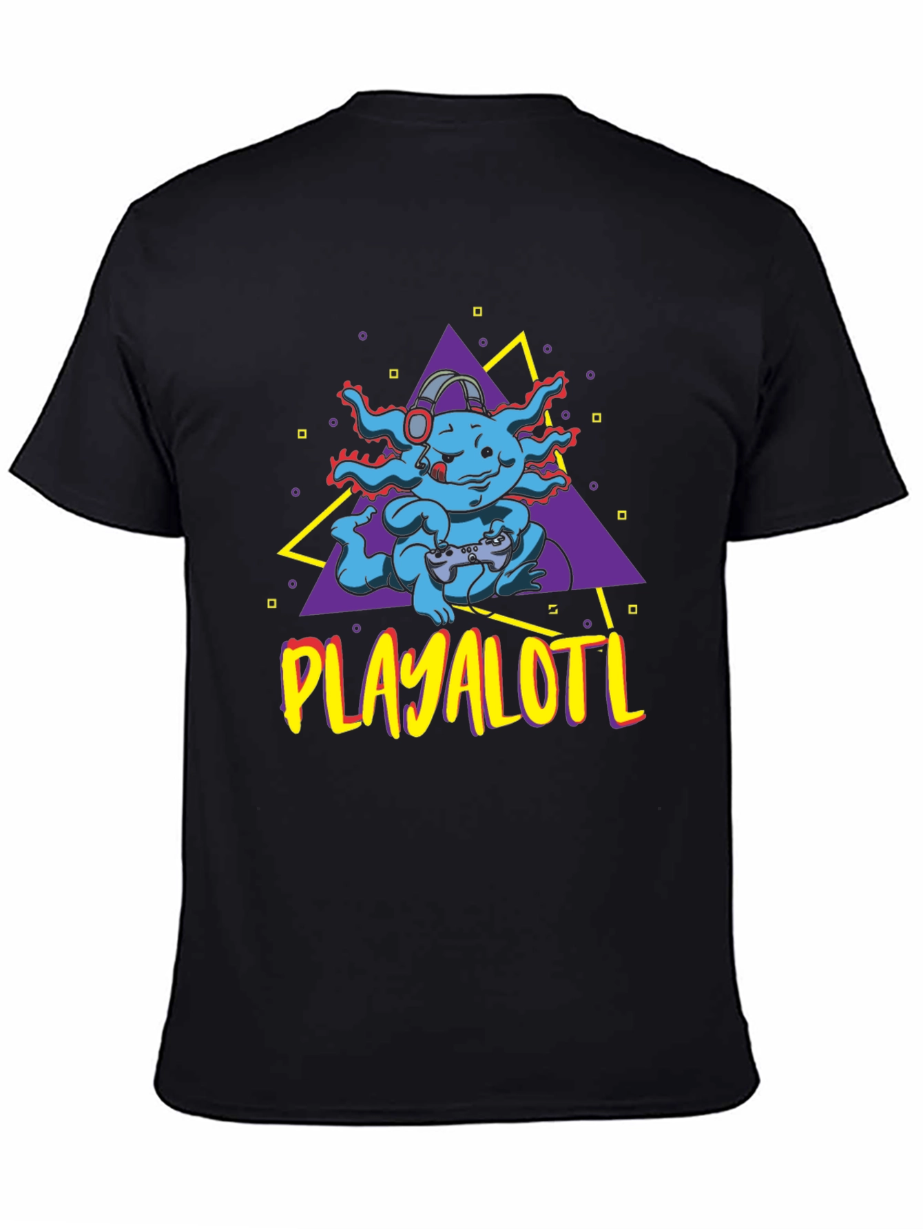 Playalotl Gaming T-Shirt - Axolotl Gamer Tee