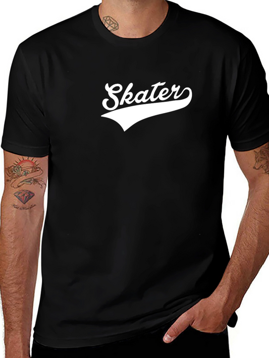 Skater Graphic Tee - Classic Style Black T-Shirt