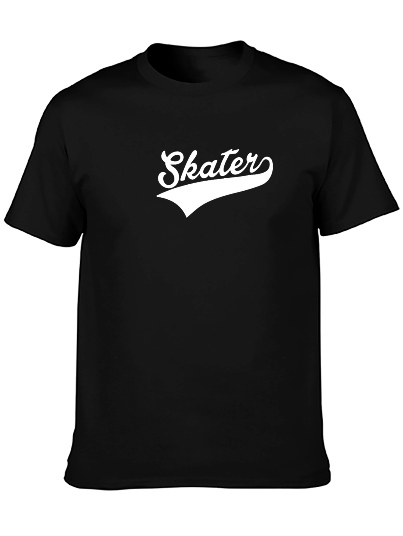 Skater Graphic Tee - Classic Style Black T-Shirt