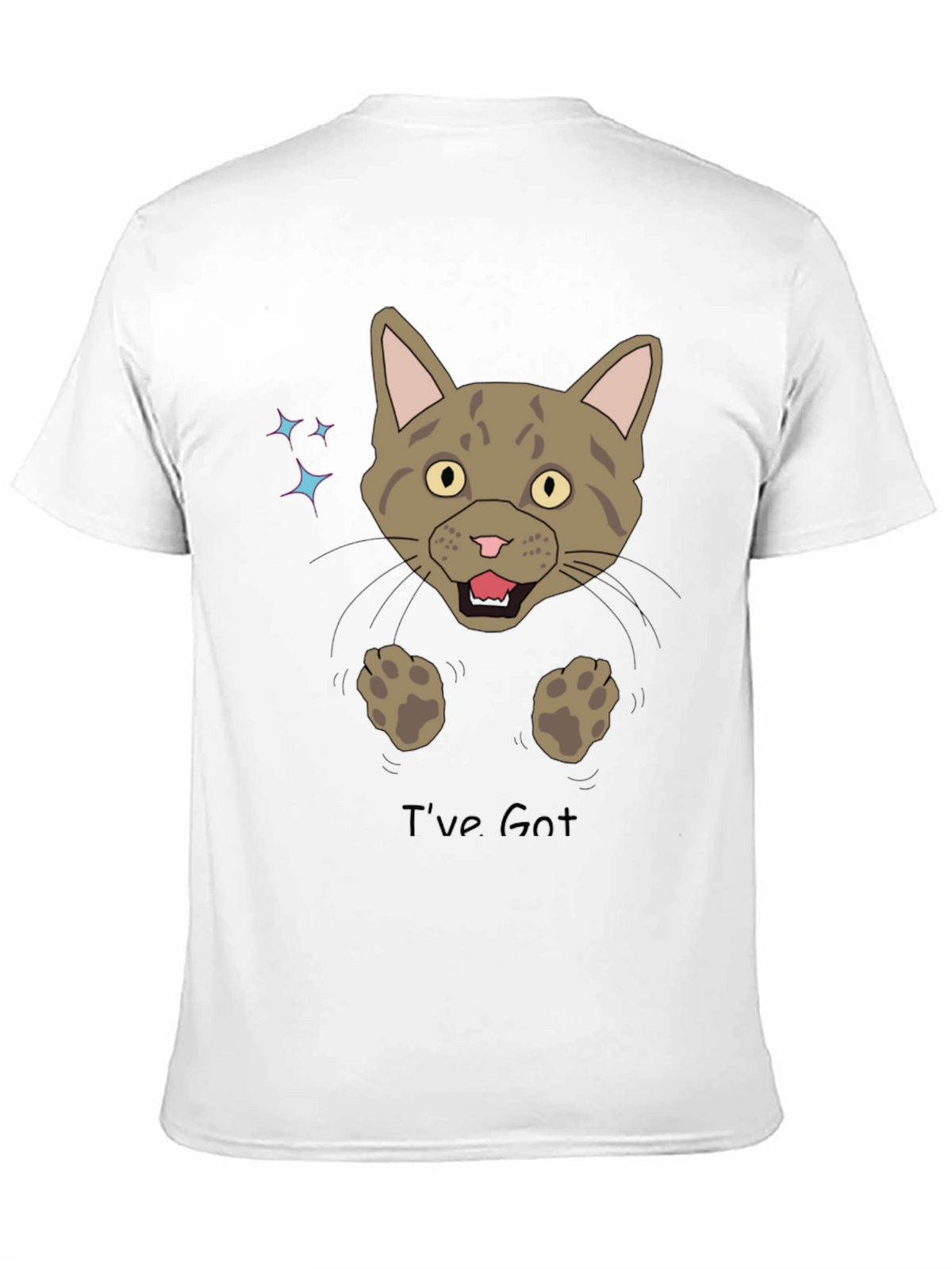 Funny Cat Graphic T-Shirt - Ive Got You!