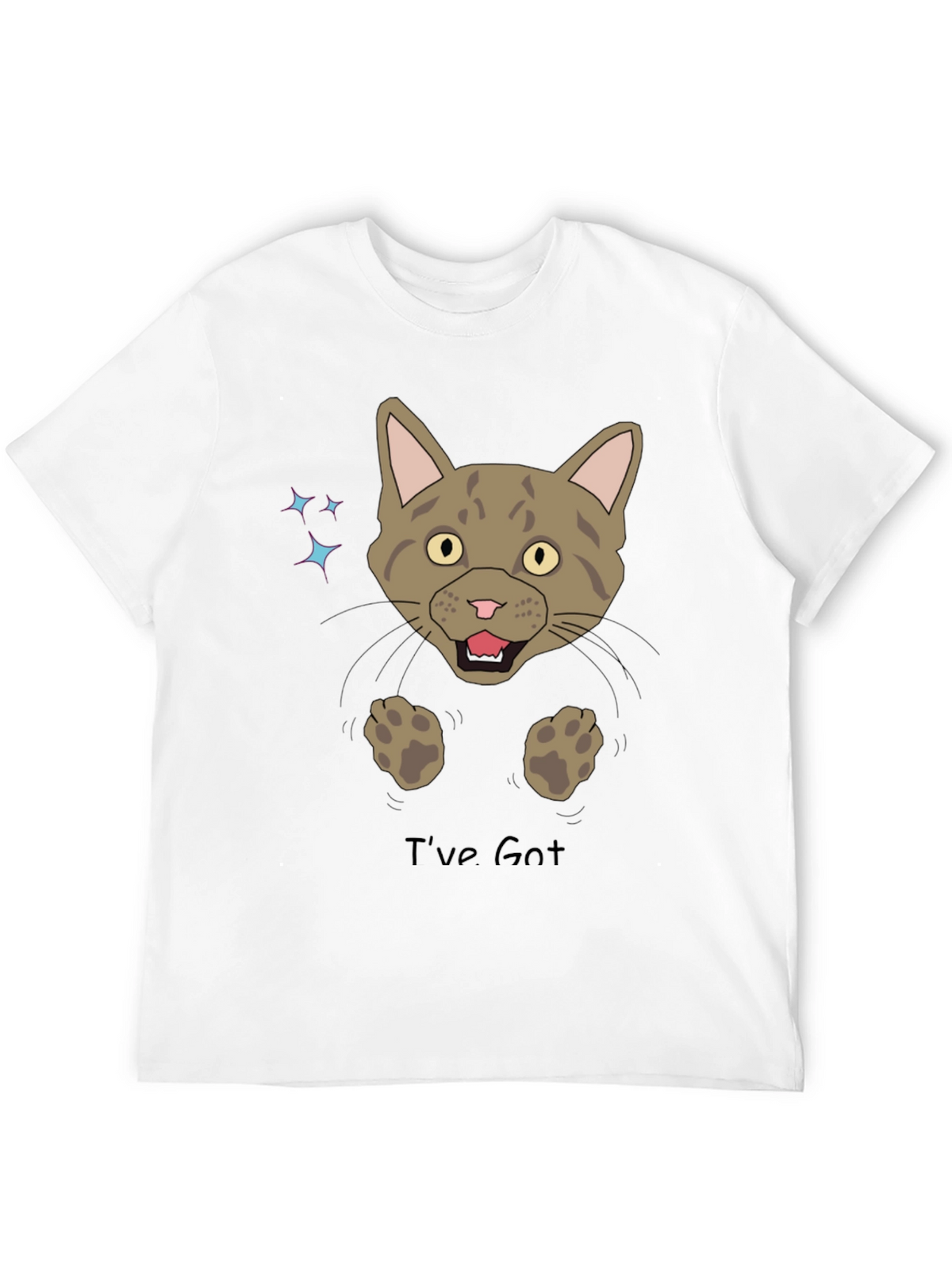 Funny Cat Graphic T-Shirt - Ive Got You!