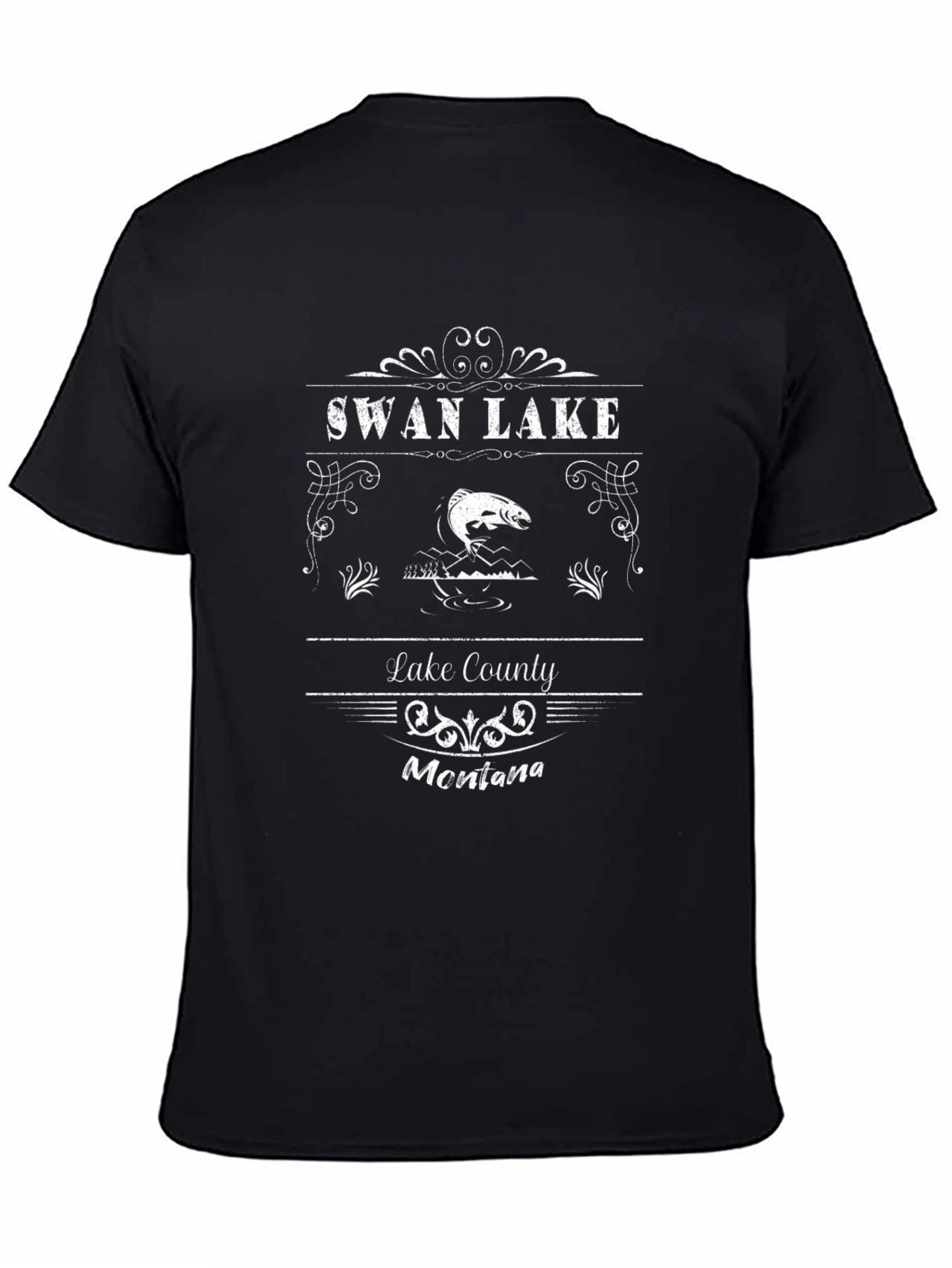 Swan Lake Montana Graphic Tee