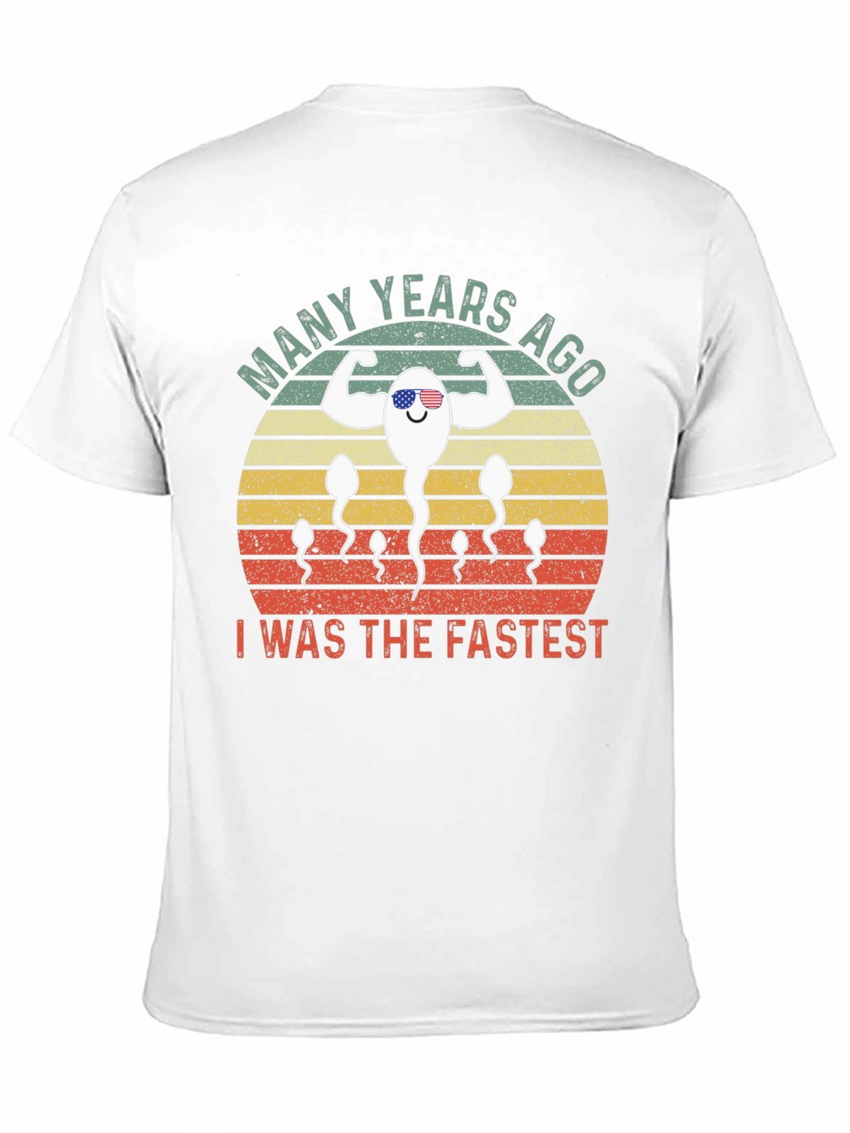 Funny Fastest Sperm Graphic T-Shirt