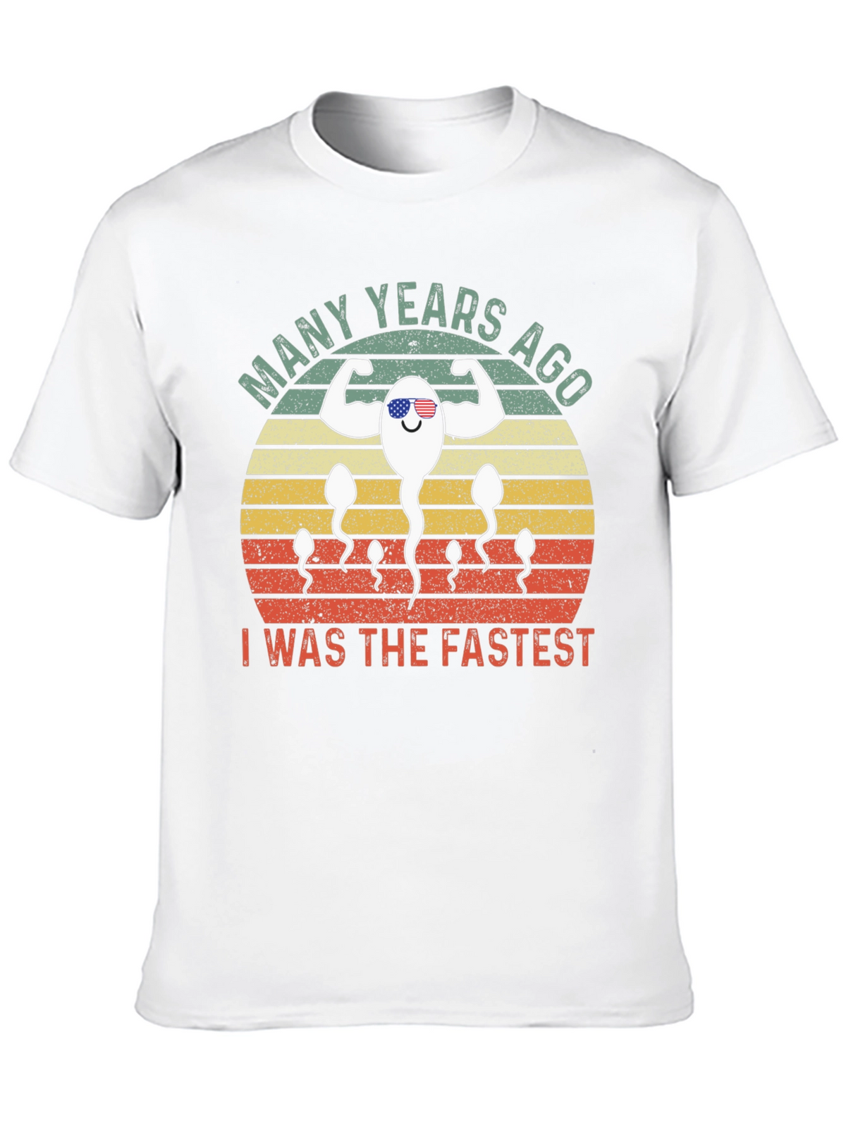 Funny Fastest Sperm Graphic T-Shirt