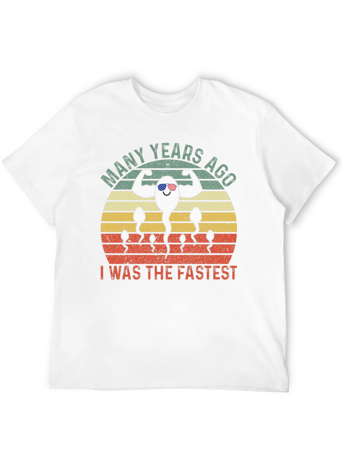 Funny Fastest Sperm Graphic T-Shirt