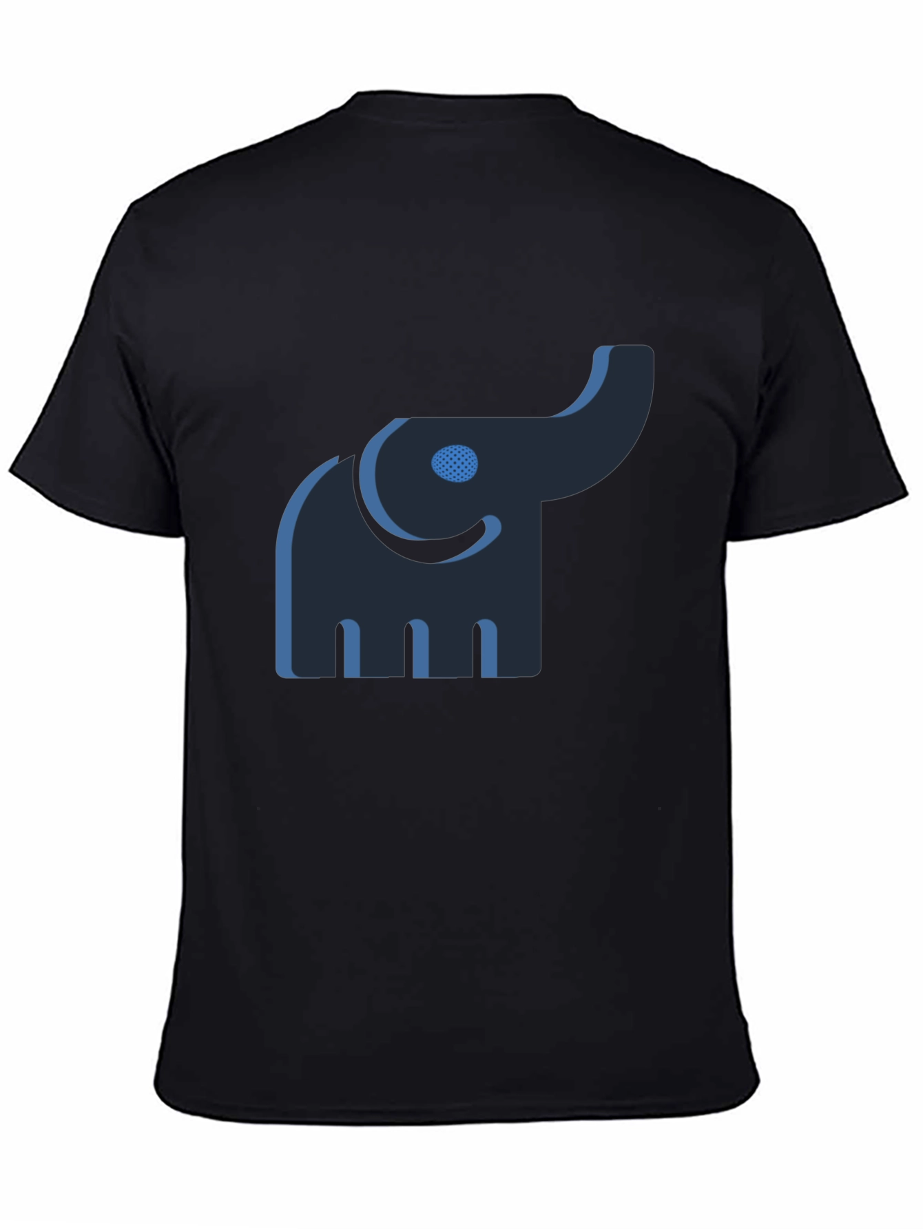 Elephant Graphic Black Tee - Unique Style