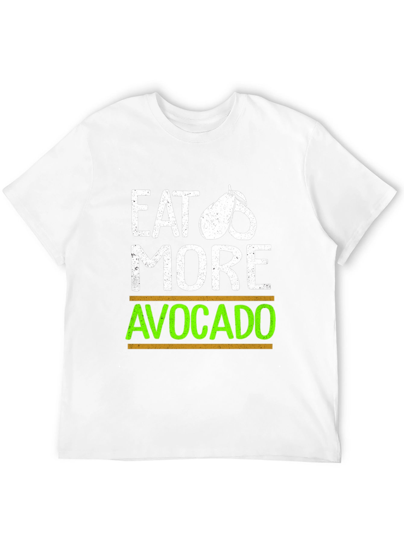 Eat More Avocado Black T-Shirt Graphic Tee