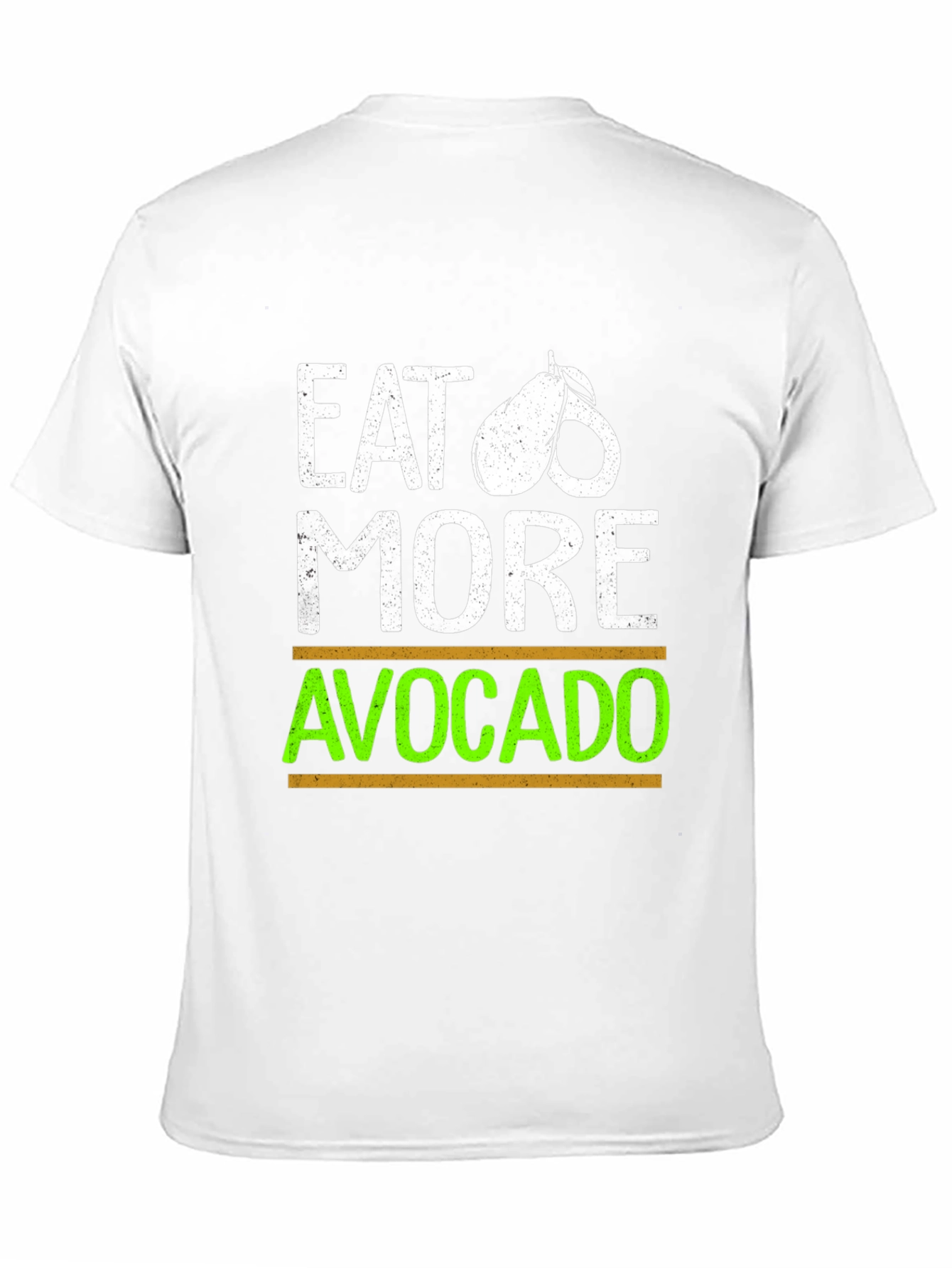 Eat More Avocado Black T-Shirt Graphic Tee