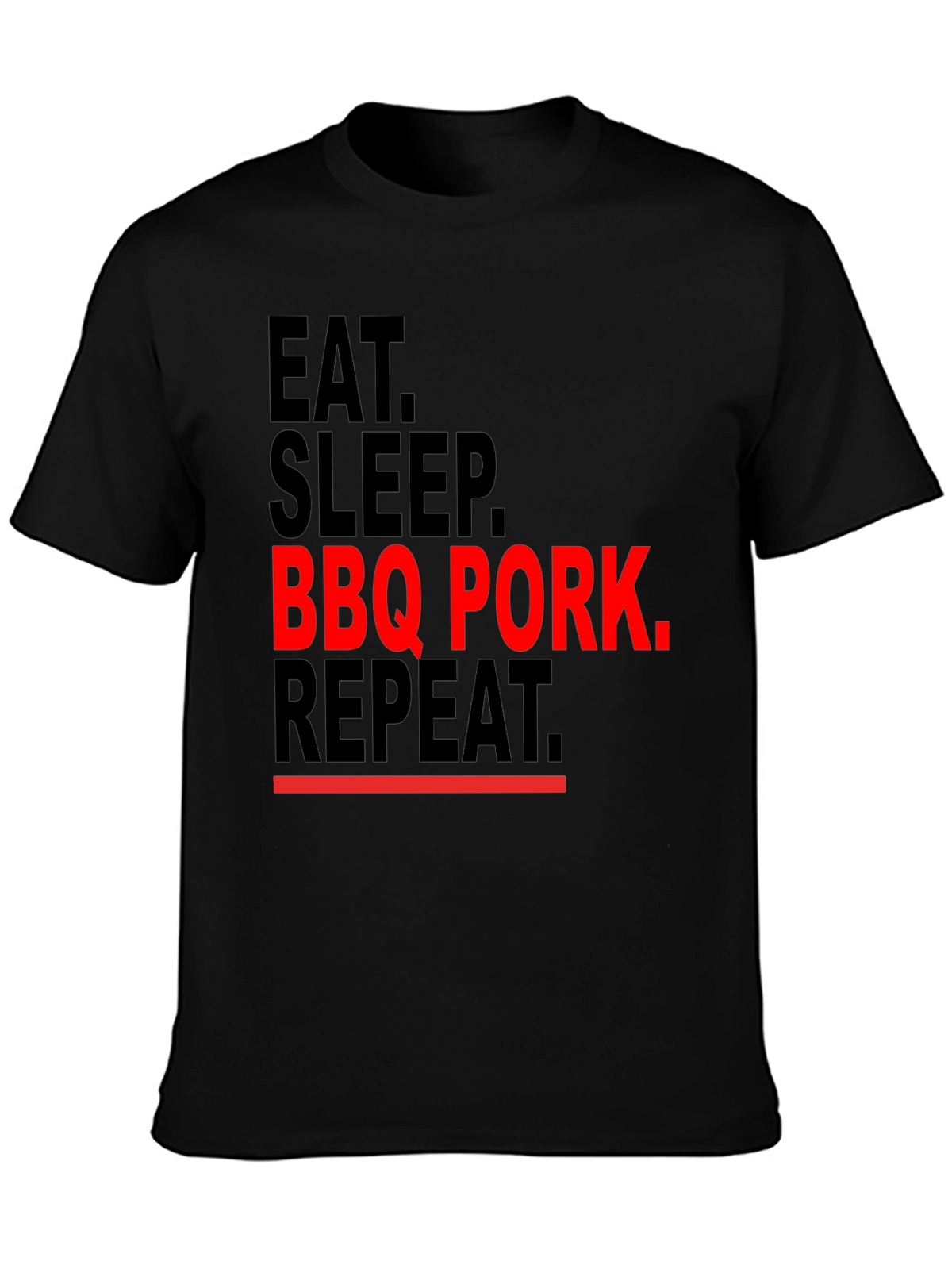 Eat Sleep BBQ Pork Repeat Graphic Tee