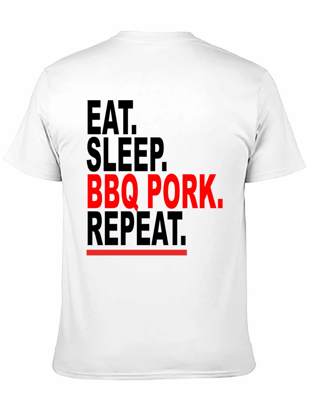 Eat Sleep BBQ Pork Repeat Graphic Tee