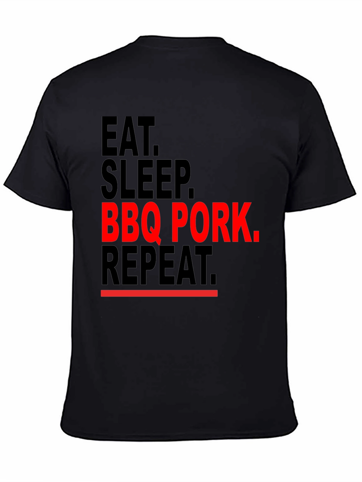 Eat Sleep BBQ Pork Repeat Graphic Tee
