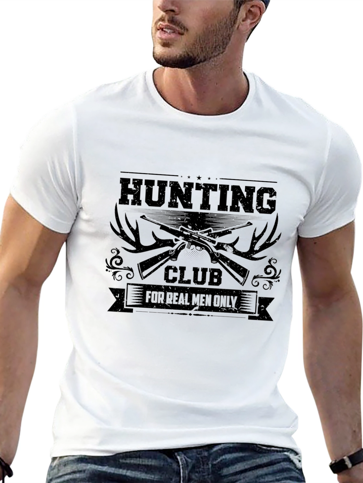 Hunting Club T-Shirt - For Real Men Only