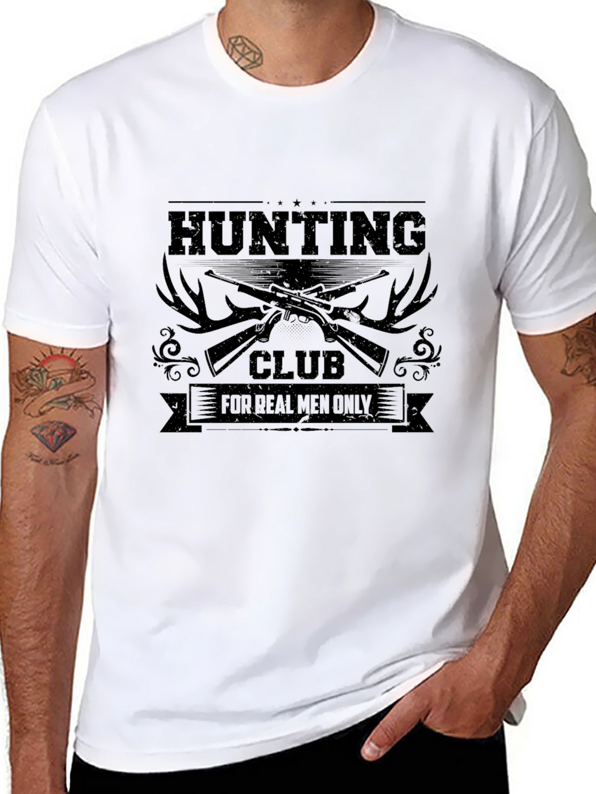 Hunting Club T-Shirt - For Real Men Only