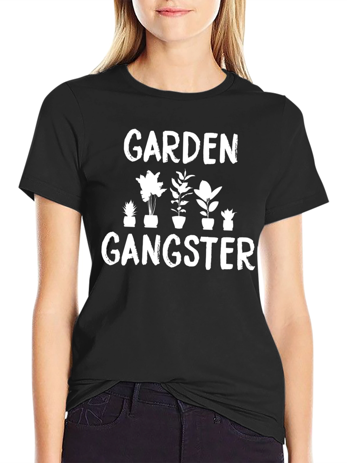 Garden Gangster Black T-Shirt