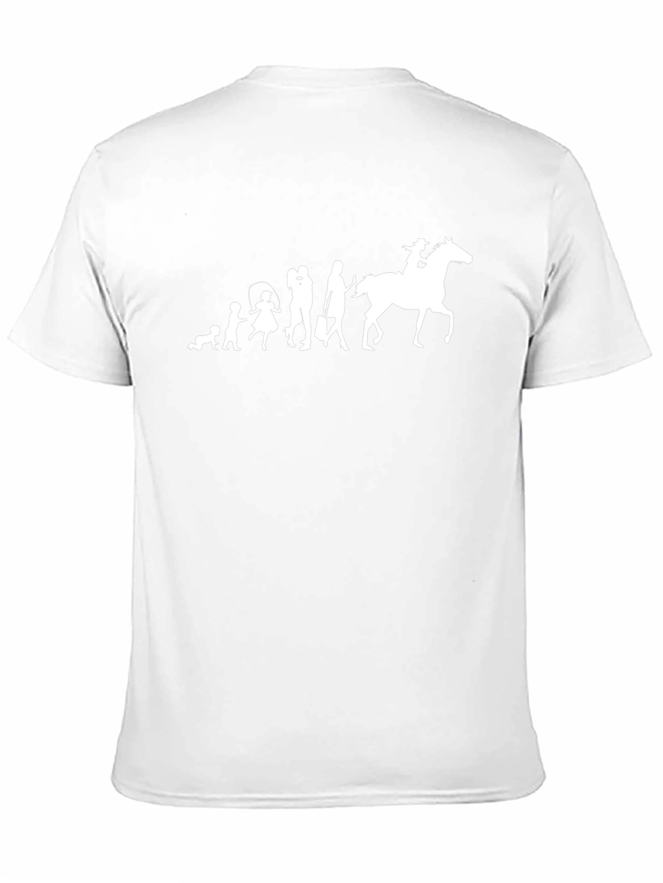 Evolution of a Cowboy Black Graphic Tee