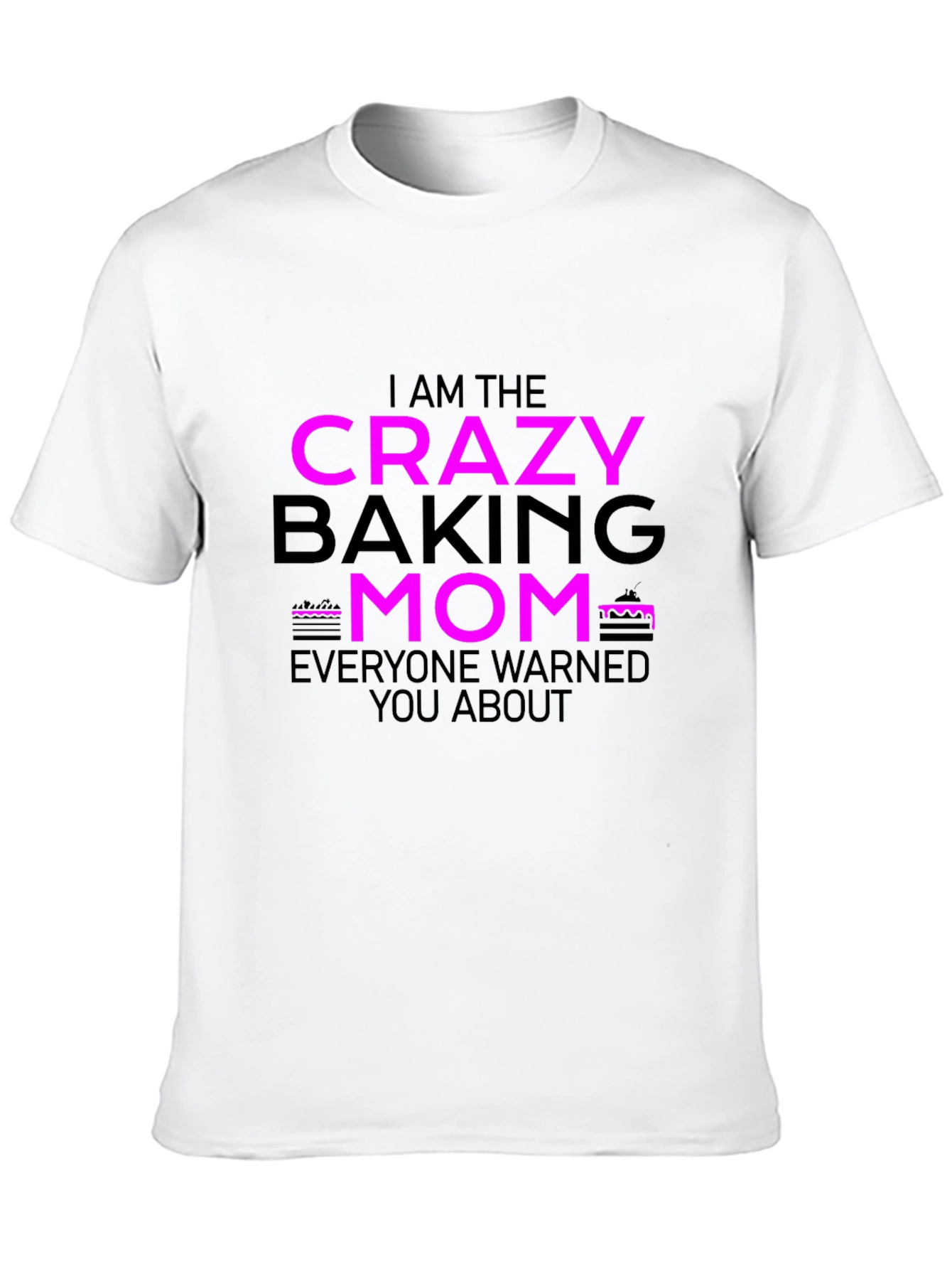 Crazy Baking Mom Graphic T-Shirt