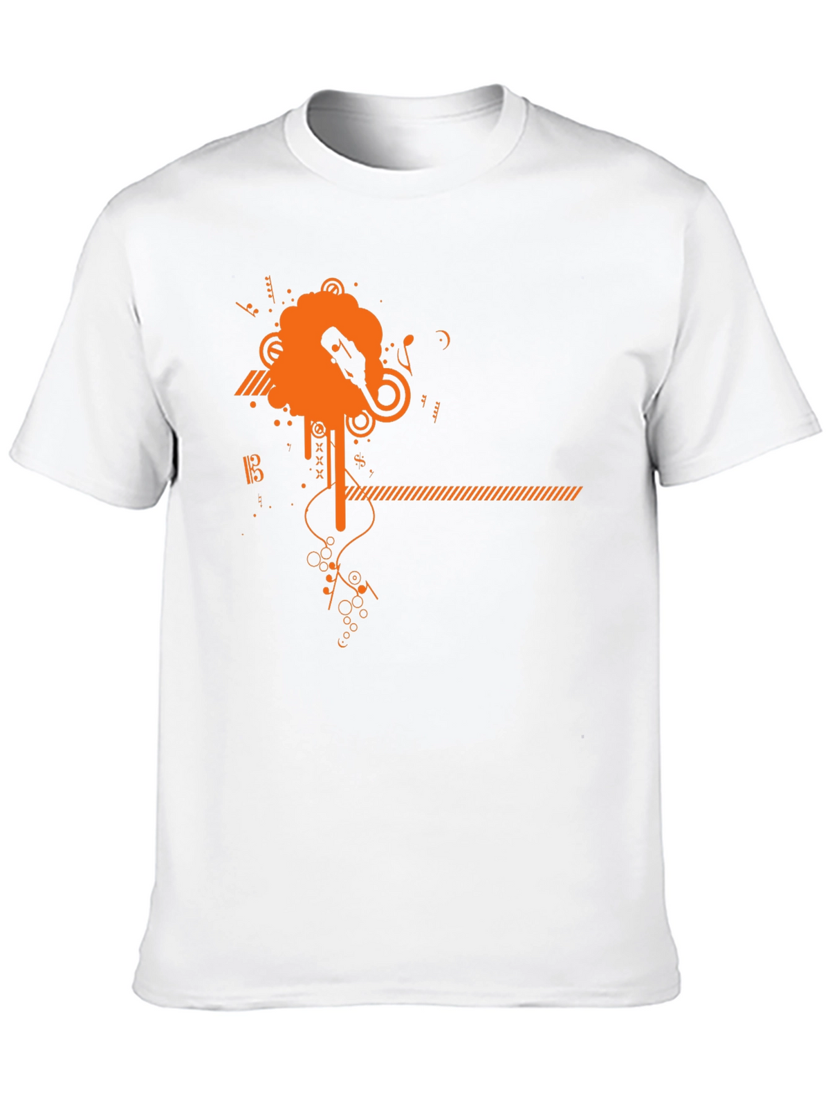 Modern Music Graphic Tee - Black