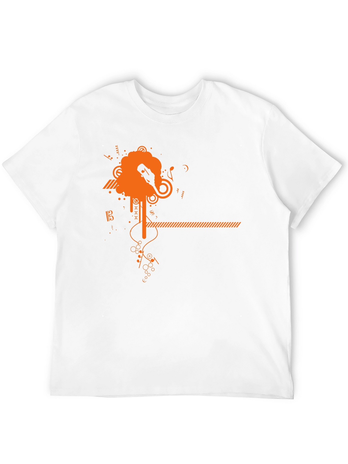 Modern Music Graphic Tee - Black