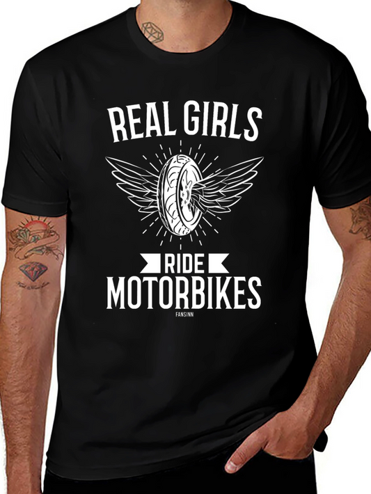 Real Girls Ride Motorbikes T-Shirt