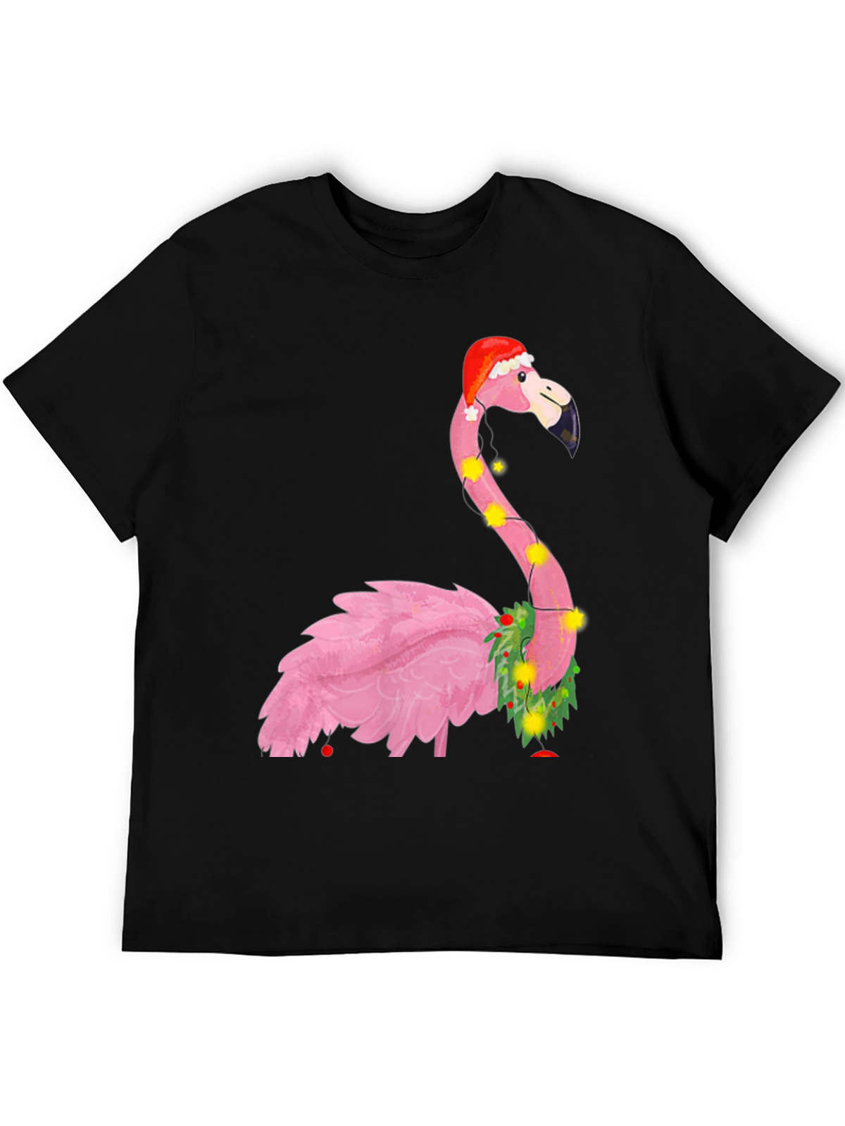 Festive Flamingo Christmas T-Shirt