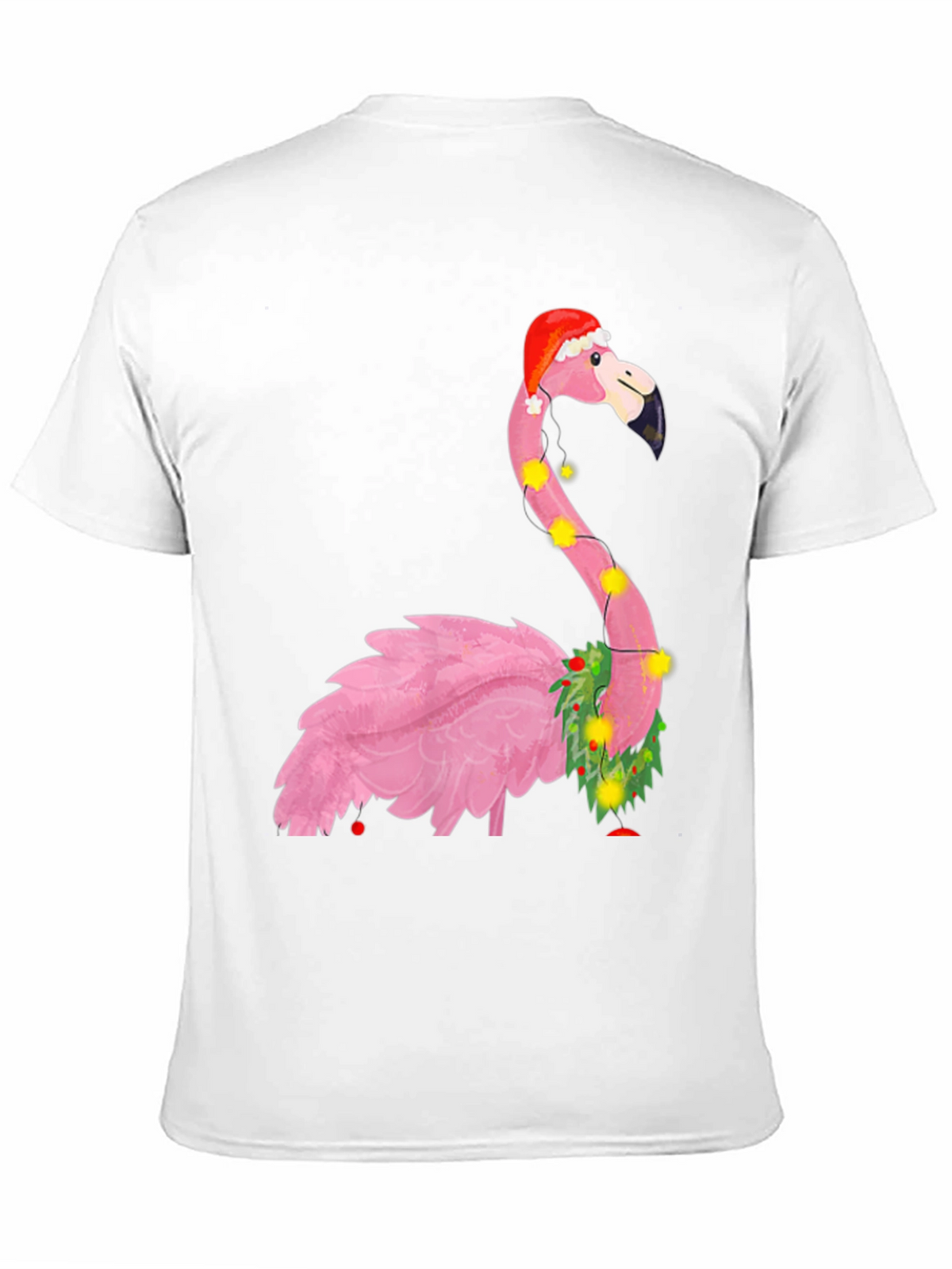Festive Flamingo Christmas T-Shirt
