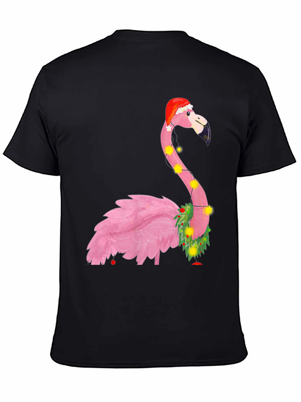 Festive Flamingo Christmas T-Shirt
