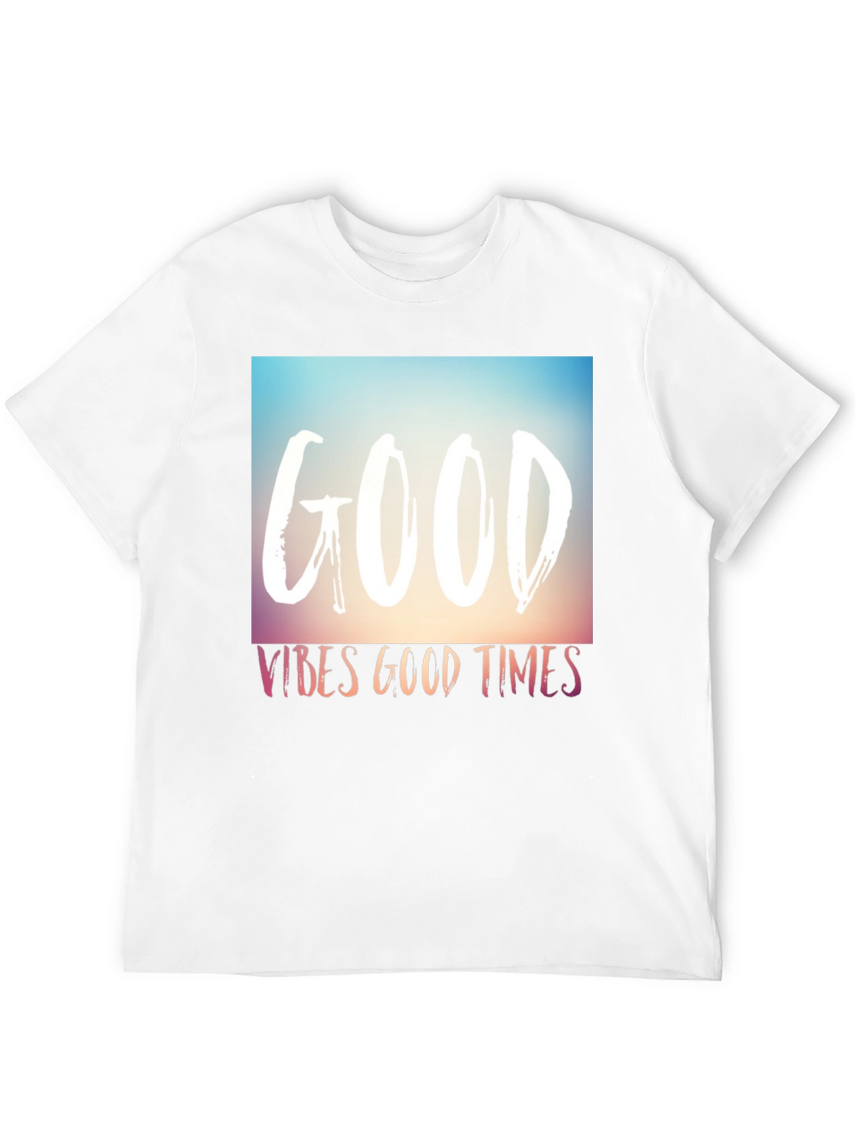 Good Vibes Good Times Graphic Tee - Black
