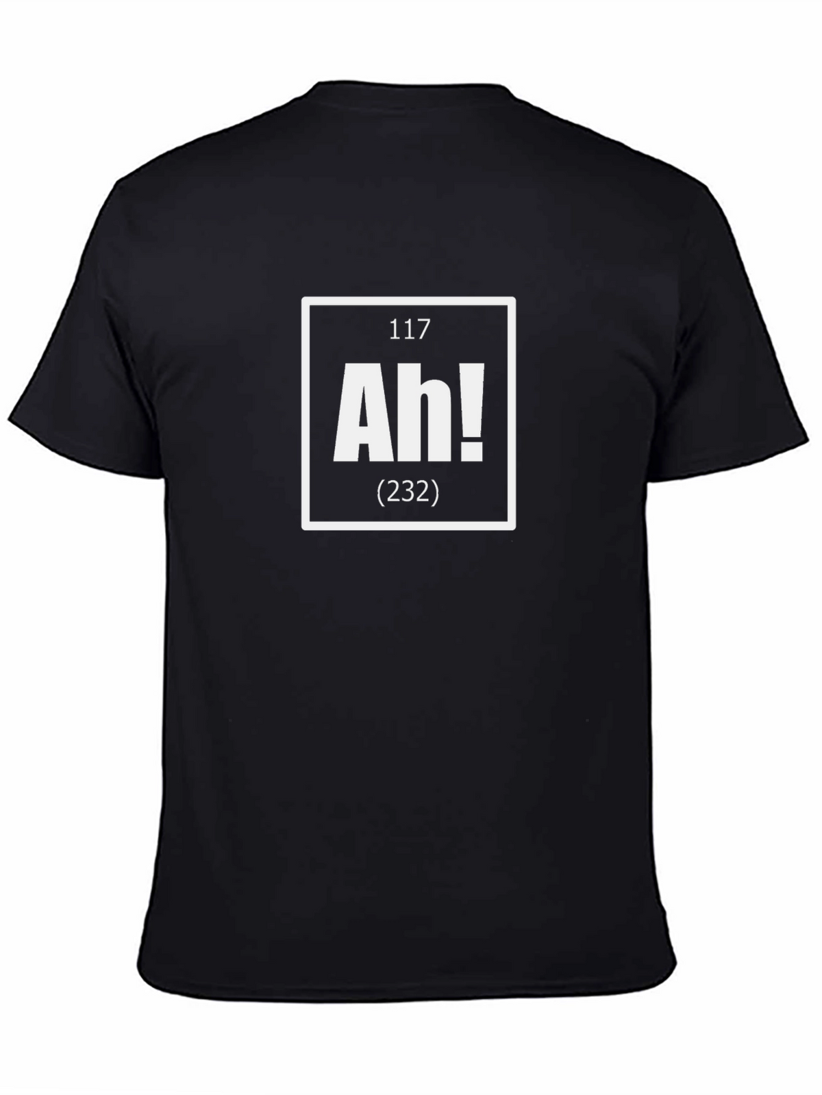 Ah! Periodic Table Funny Black T-Shirt