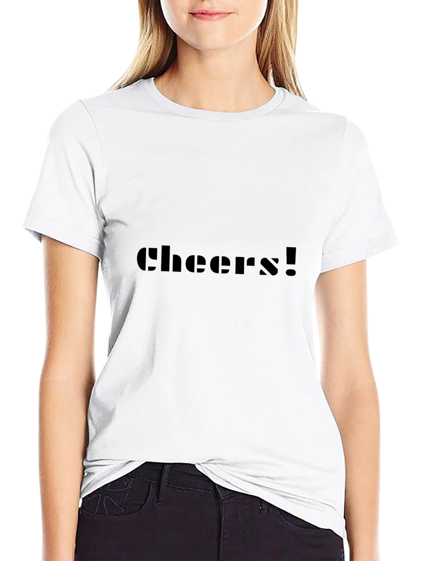 Cheers! Graphic Tee - Stylish & Comfy Black T-Shirt