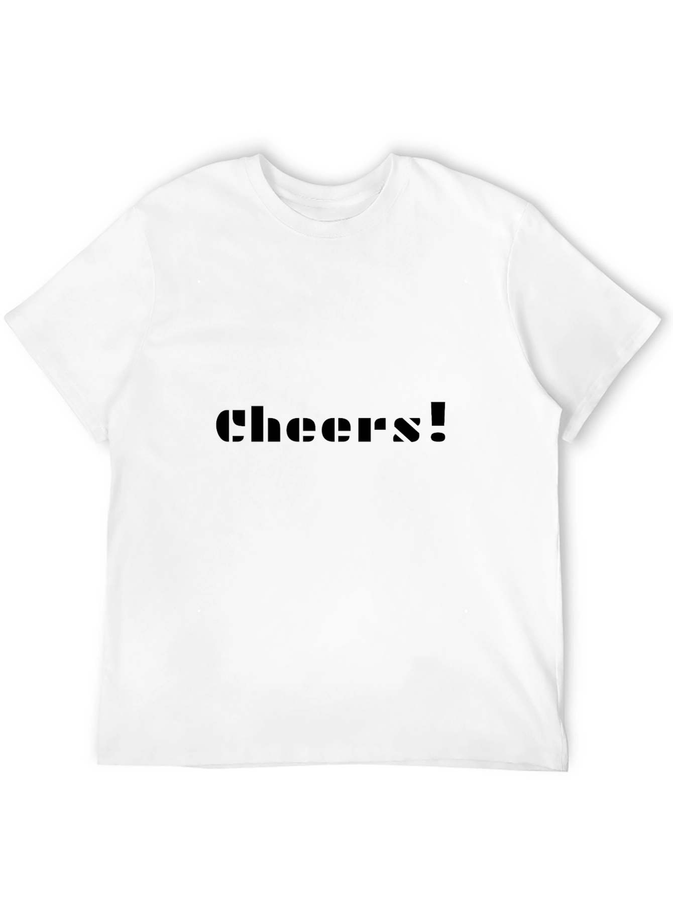 Cheers! Graphic Tee - Stylish & Comfy Black T-Shirt